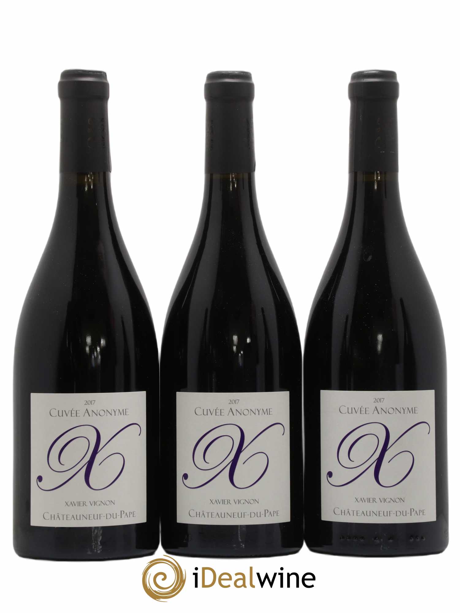 Châteauneuf-du-Pape Cuvée Anonyme Xavier Vignon (sans prix de réserve) 2017 - Lot de 6 bouteilles - 2