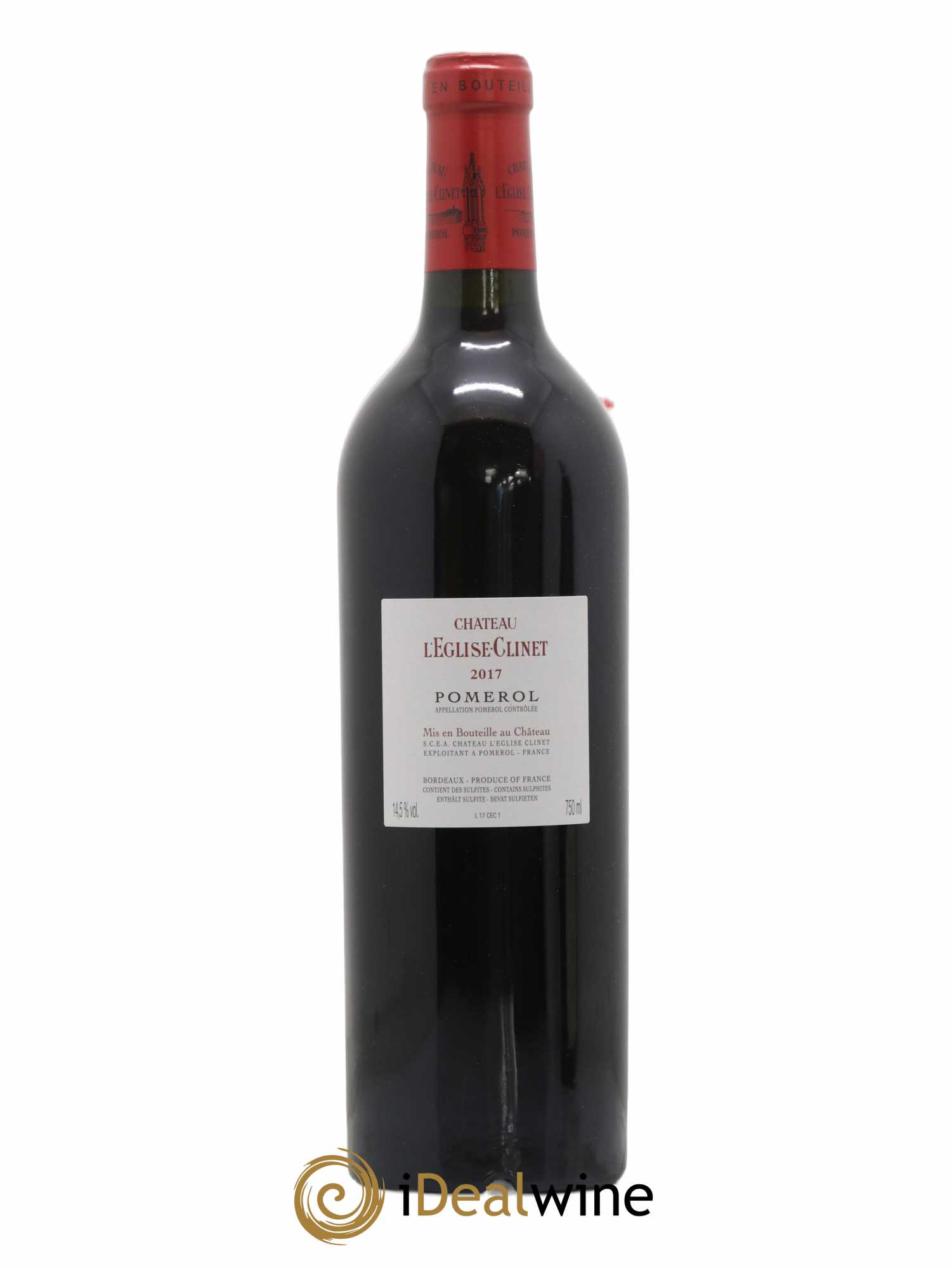 Château l' Église Clinet 2017 - Lot de 1 bouteille - 1