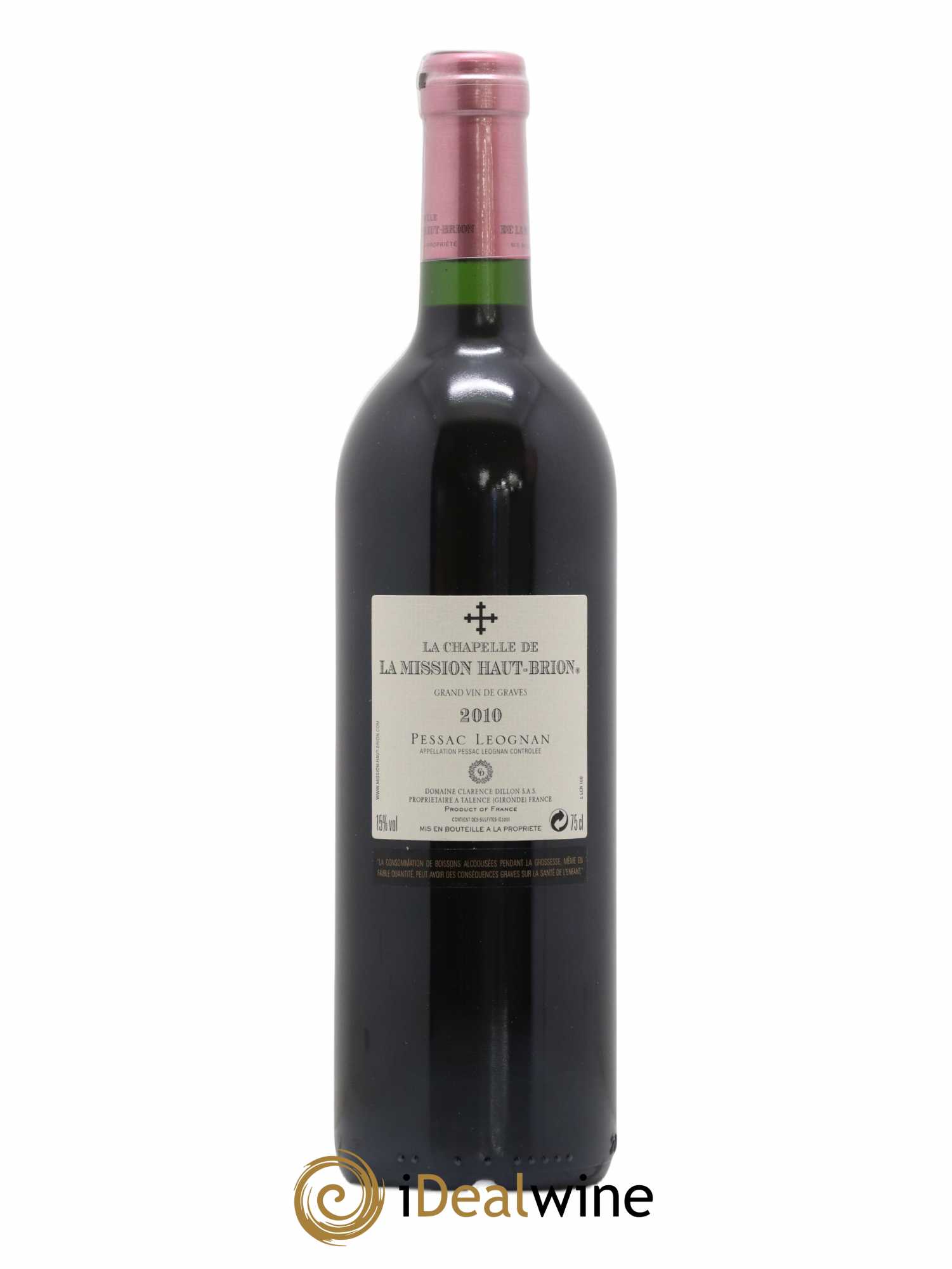 La Chapelle de La Mission Haut-Brion Second Vin 2010 - Lot de 1 bouteille - 1
