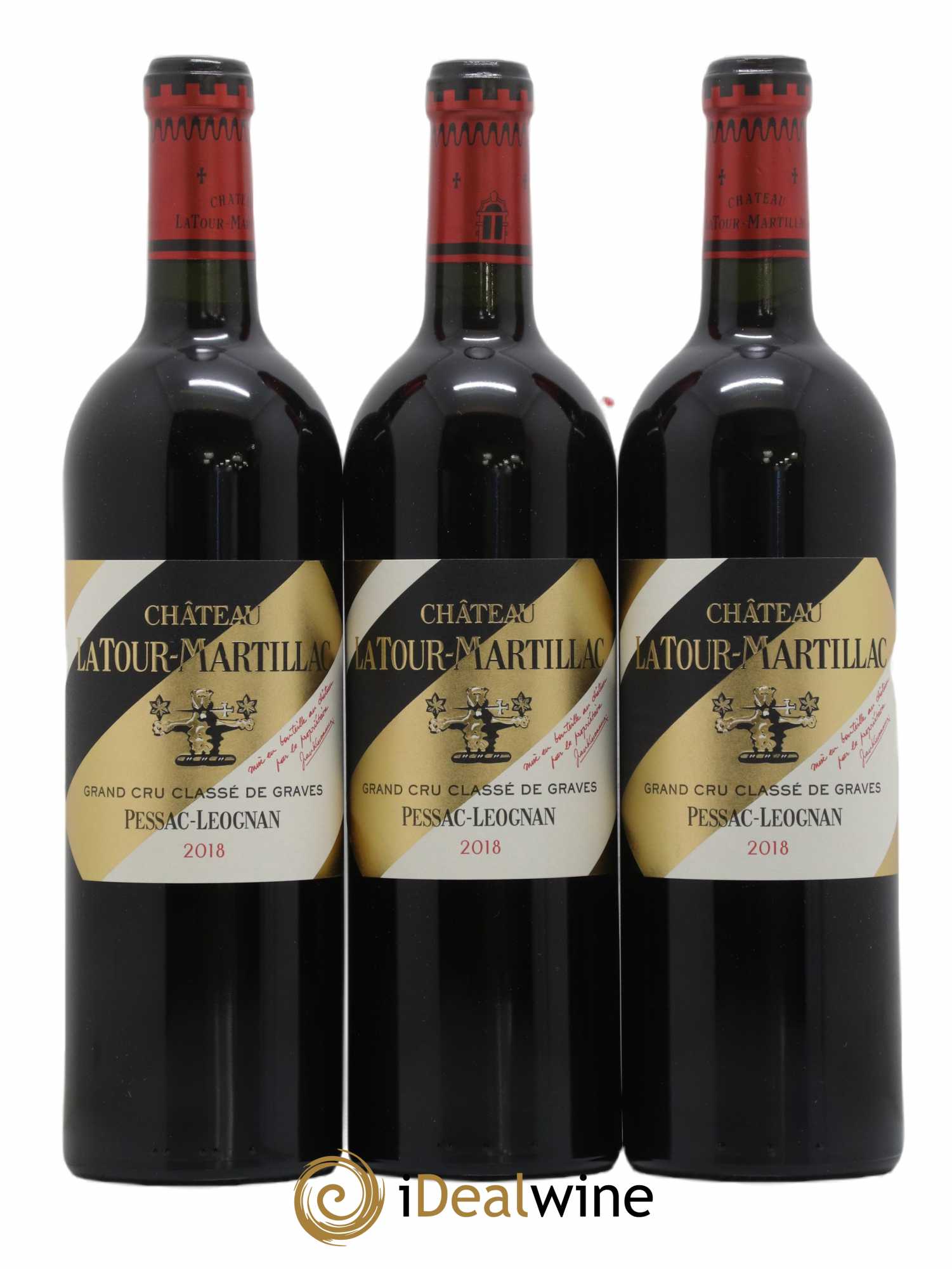 Château Latour-Martillac Cru Classé de Graves 2018 - Lot de 3 bouteilles - 0