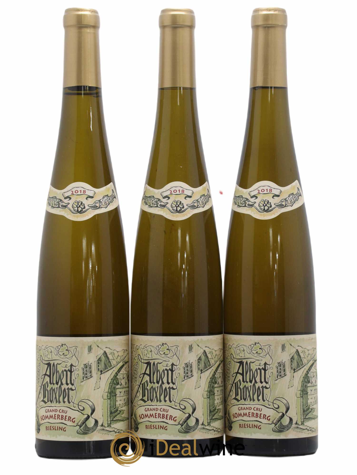Alsace Riesling Grand Cru Sommerberg JV Albert Boxler 2018 - Posten von 3 Flaschen - 0