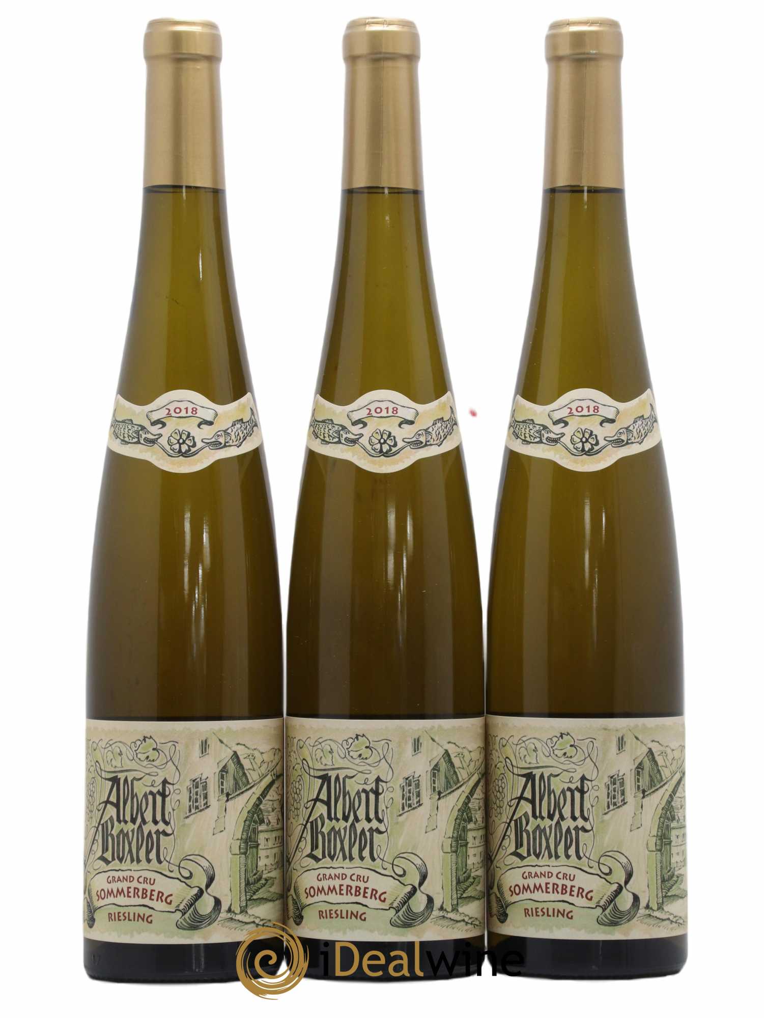 Alsace Riesling Grand Cru Sommerberg JV Albert Boxler 2018 - Posten von 3 Flaschen - 0