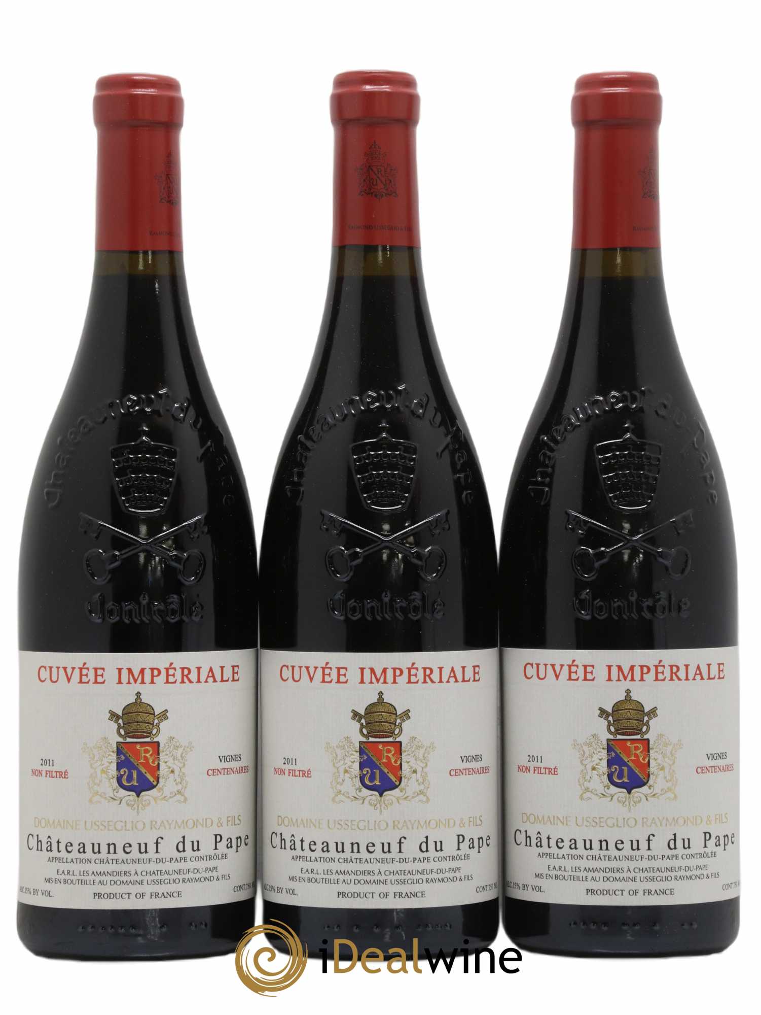 Châteauneuf-du-Pape Cuvée Impériale Raymond Usseglio & Fils (Domaine) 2011 - Lot de 3 bouteilles - 0