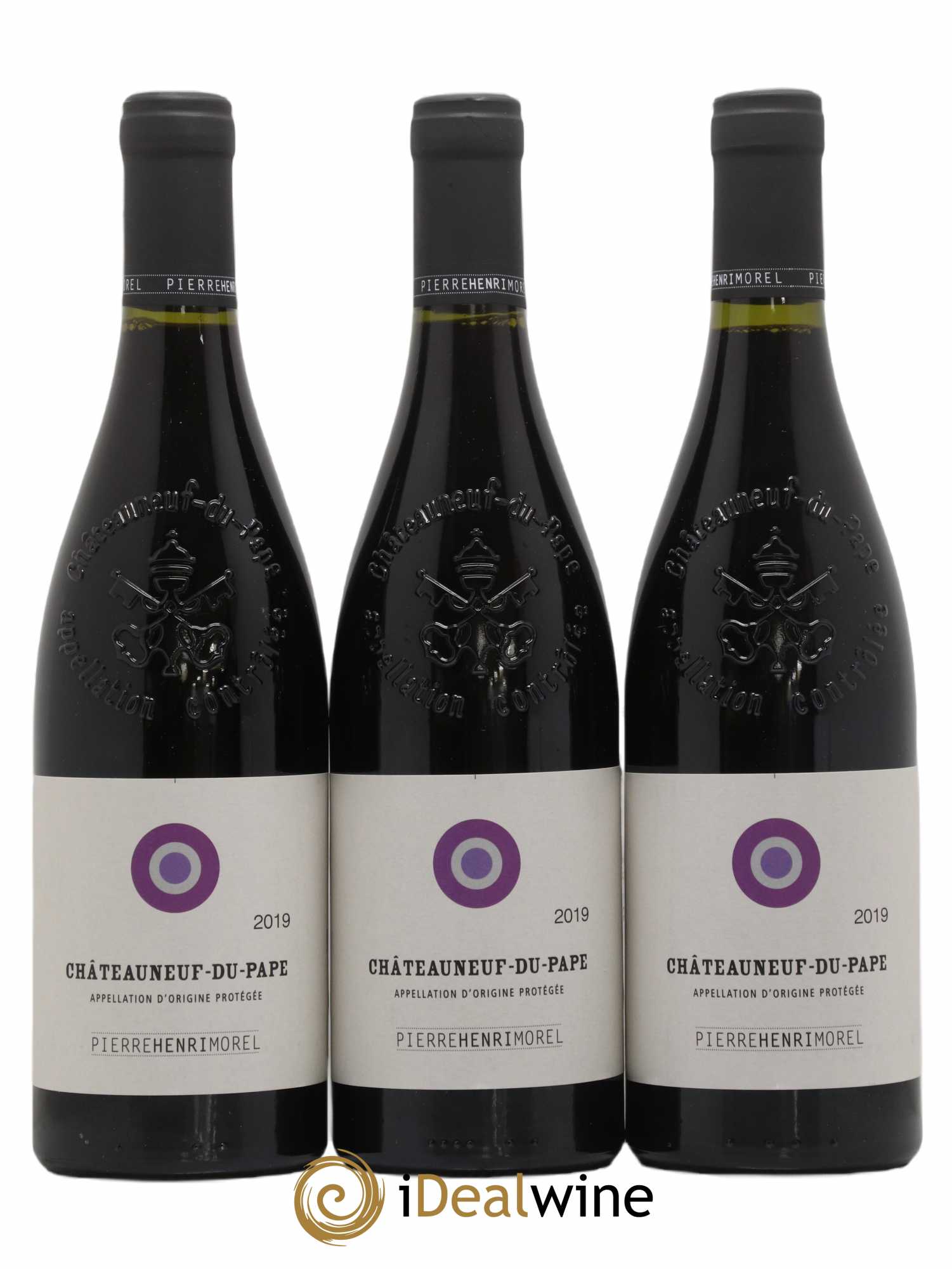 Châteauneuf-du-Pape Pierre Henri Morel 2019 - Lot de 3 bouteilles - 0