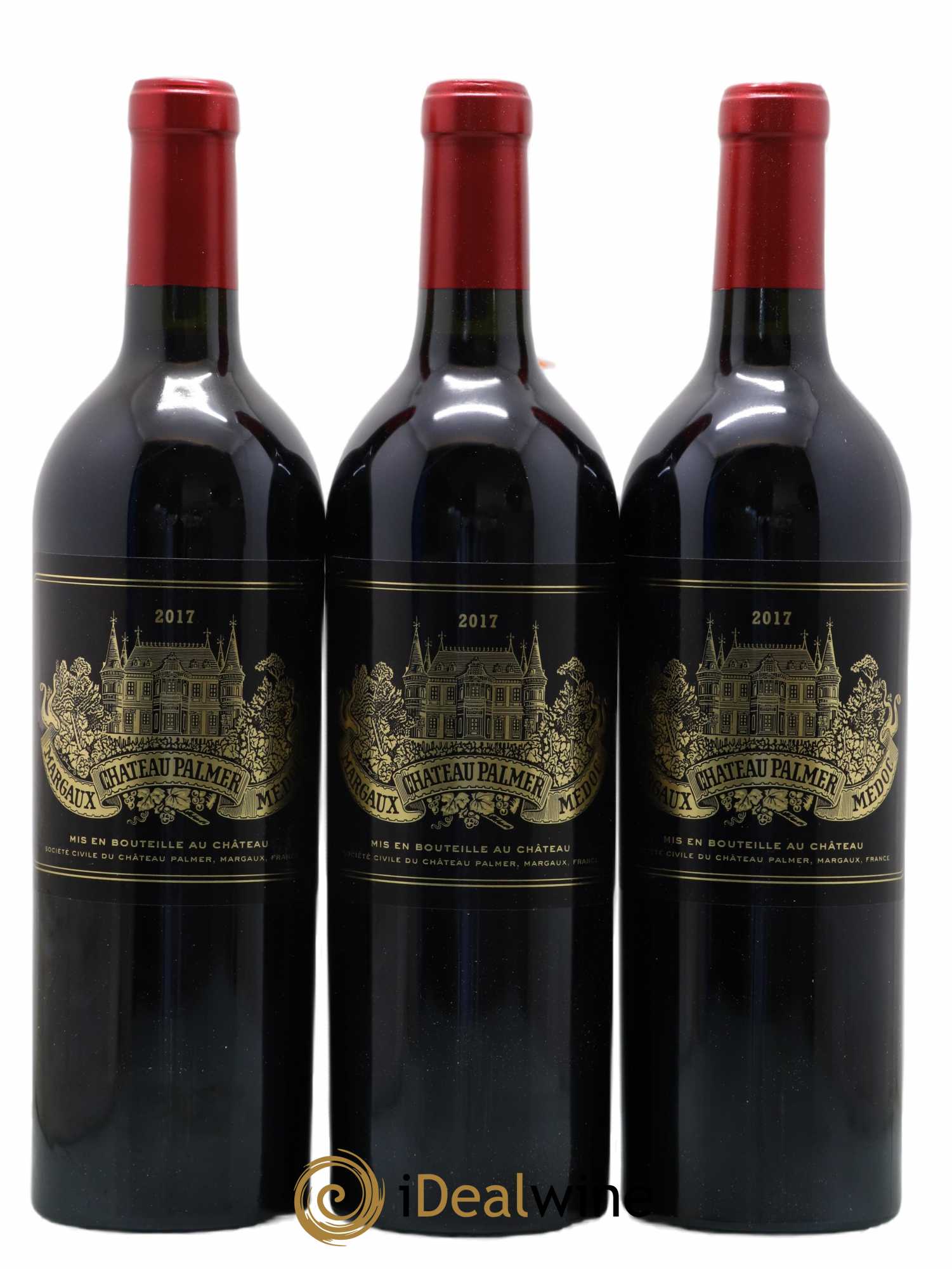 Château Palmer 3ème Grand Cru Classé 2017 - Lot de 3 bouteilles - 0