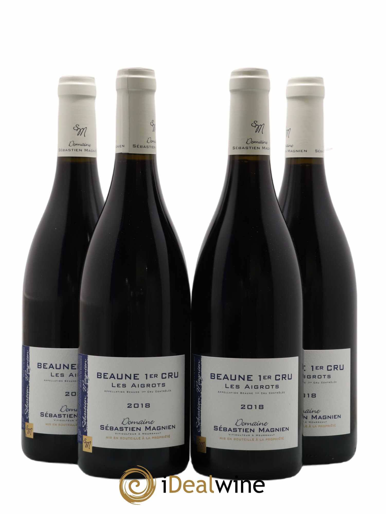 Beaune 1er Cru Les Aigrots Domaine Sebastien Magnin 2018 - Posten von 4 Flaschen - 0