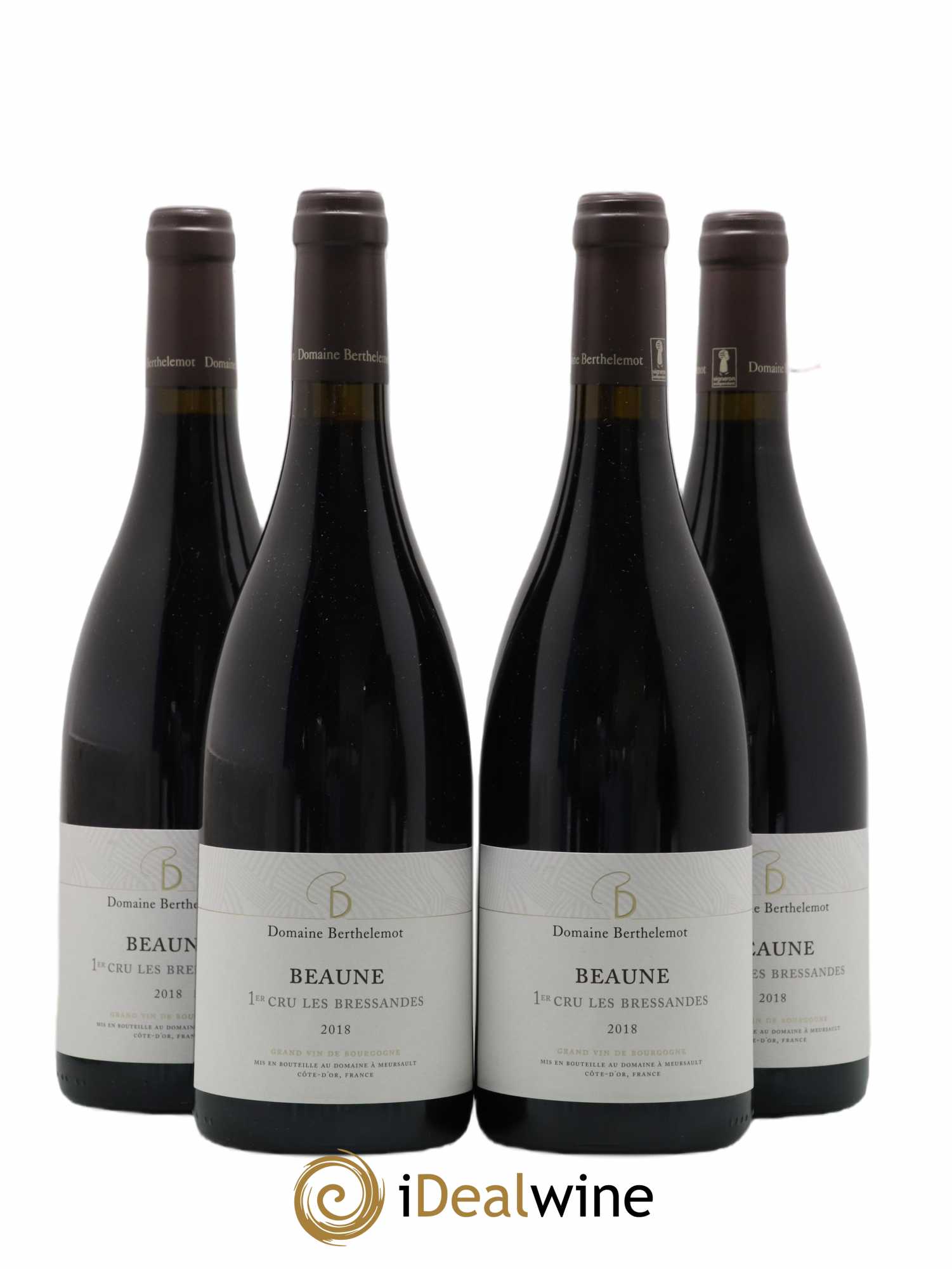 Beaune 1er Cru Les Bressandes Berthelemot 2018 - Posten von 4 Flaschen - 0