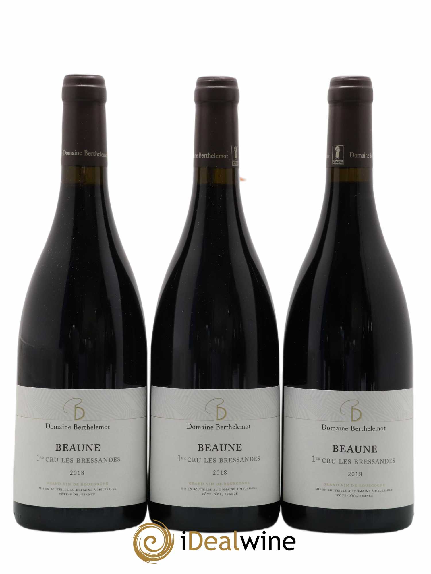 Beaune 1er Cru Les Bressandes Berthelemot 2018 - Posten von 3 Flaschen - 0