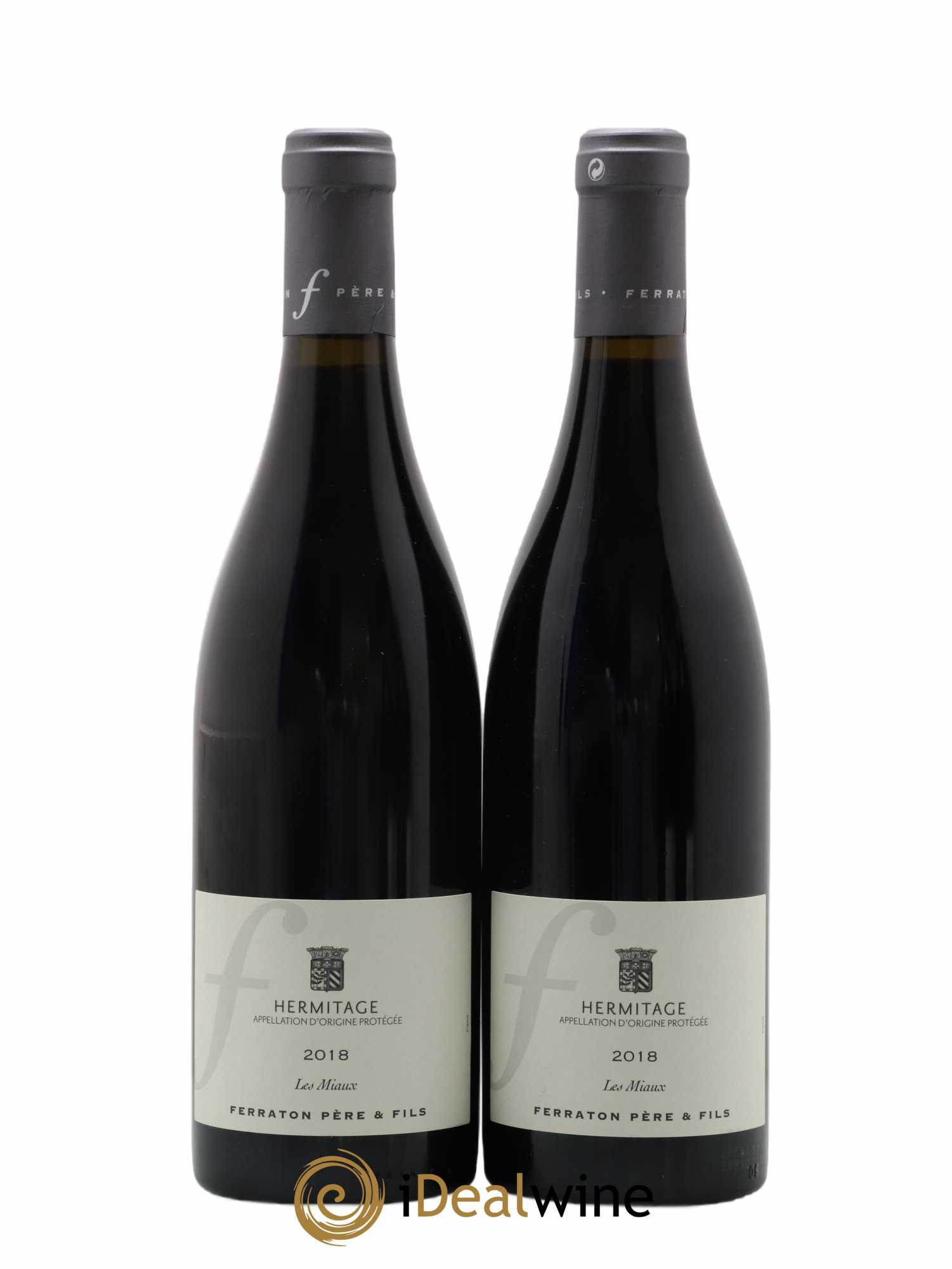 Hermitage Les miaux Ferraton Pere Et Fils 2018 - Posten von 2 Flaschen - 0