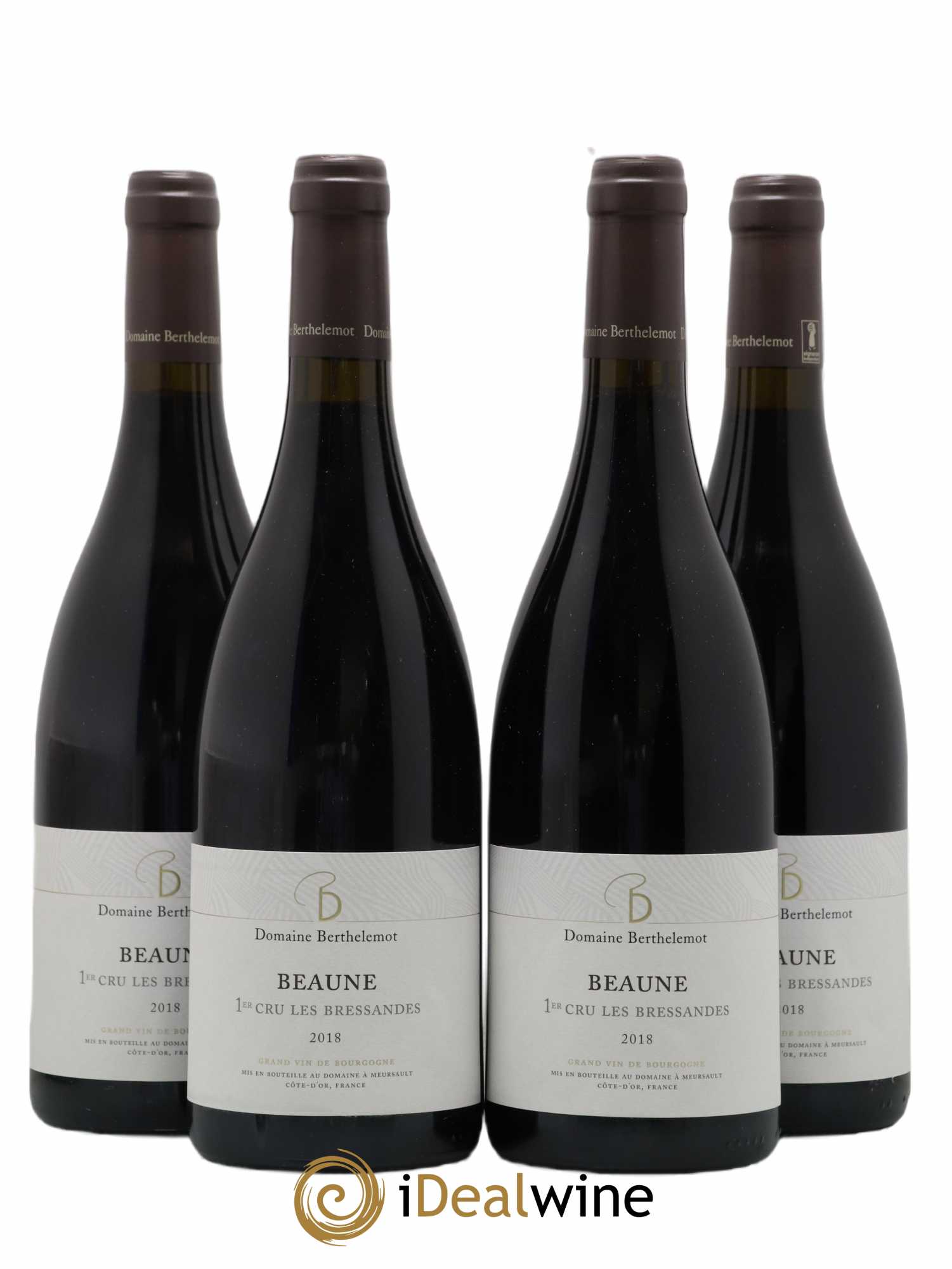Beaune 1er Cru Les Bressandes Berthelemot 2018 - Posten von 4 Flaschen - 0