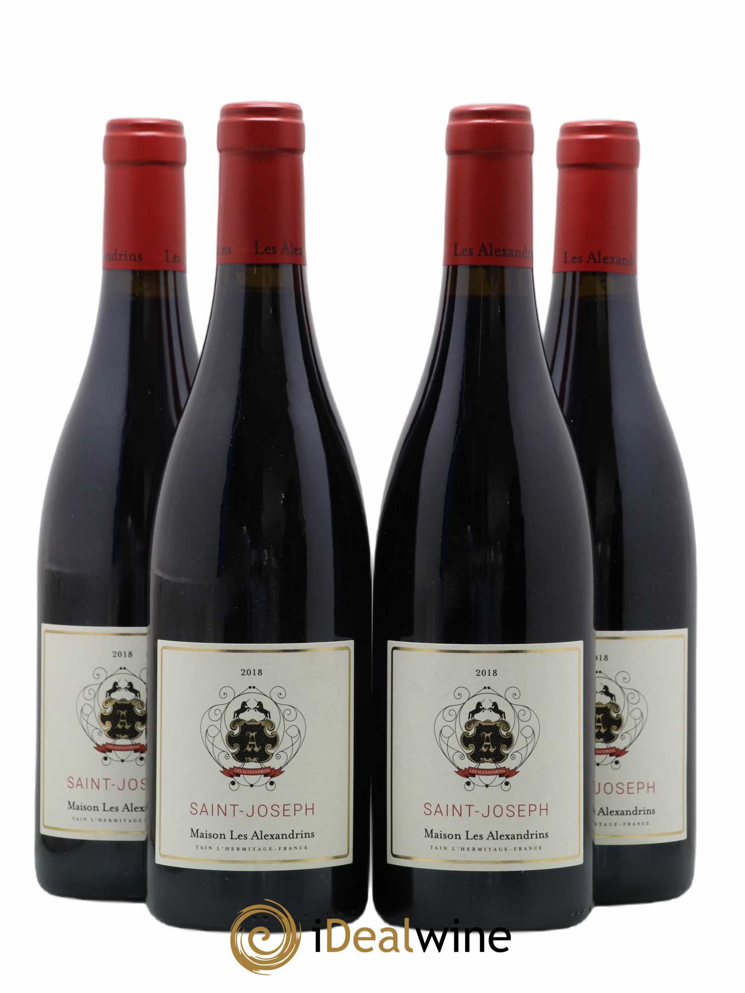 Saint-Joseph Les Alexandrins (sans prix de réserve) 2018 - Lot de 4 bouteilles - 0