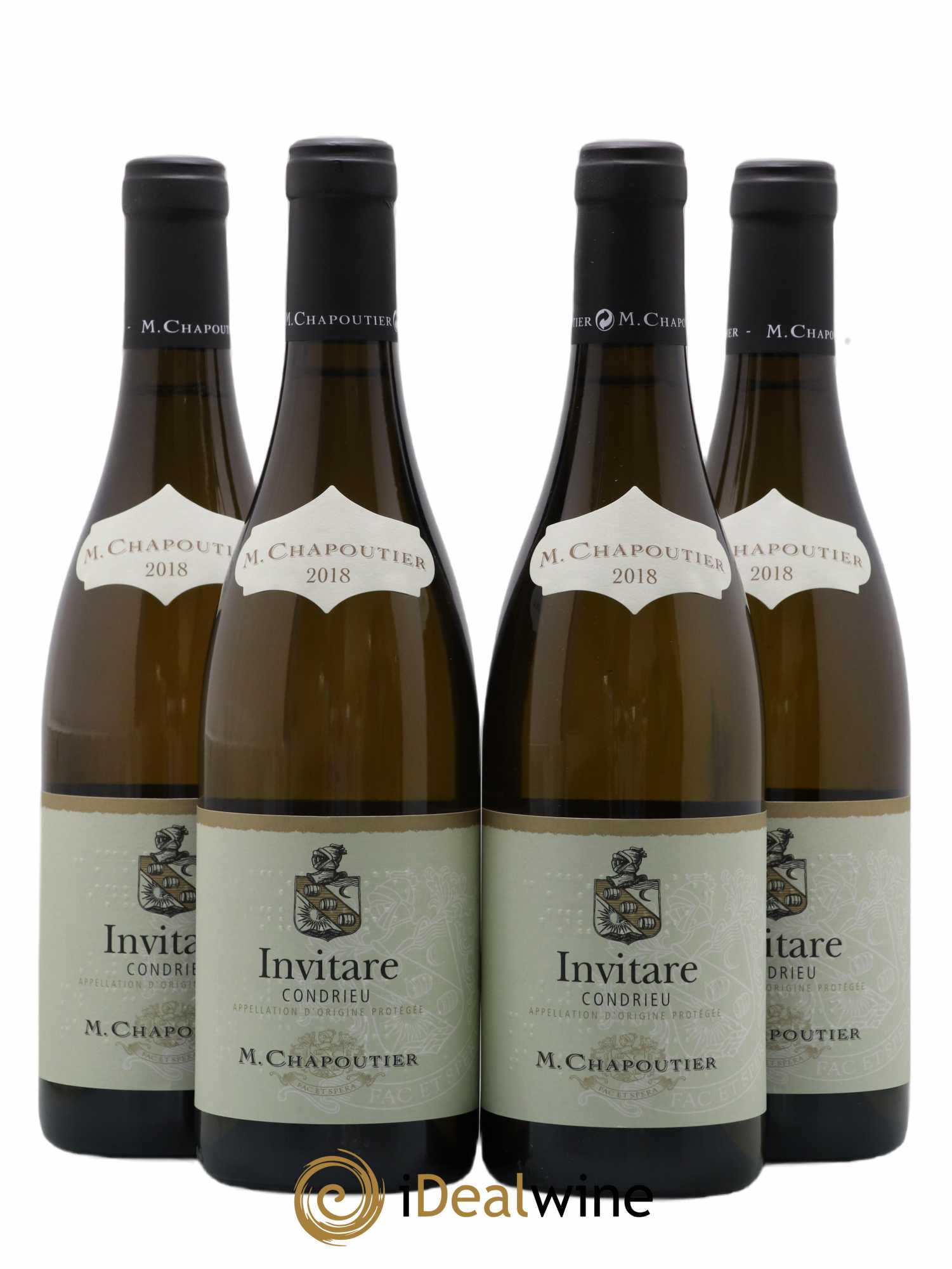 Condrieu Invitare Chapoutier 2018 - Lot de 4 bouteilles - 0