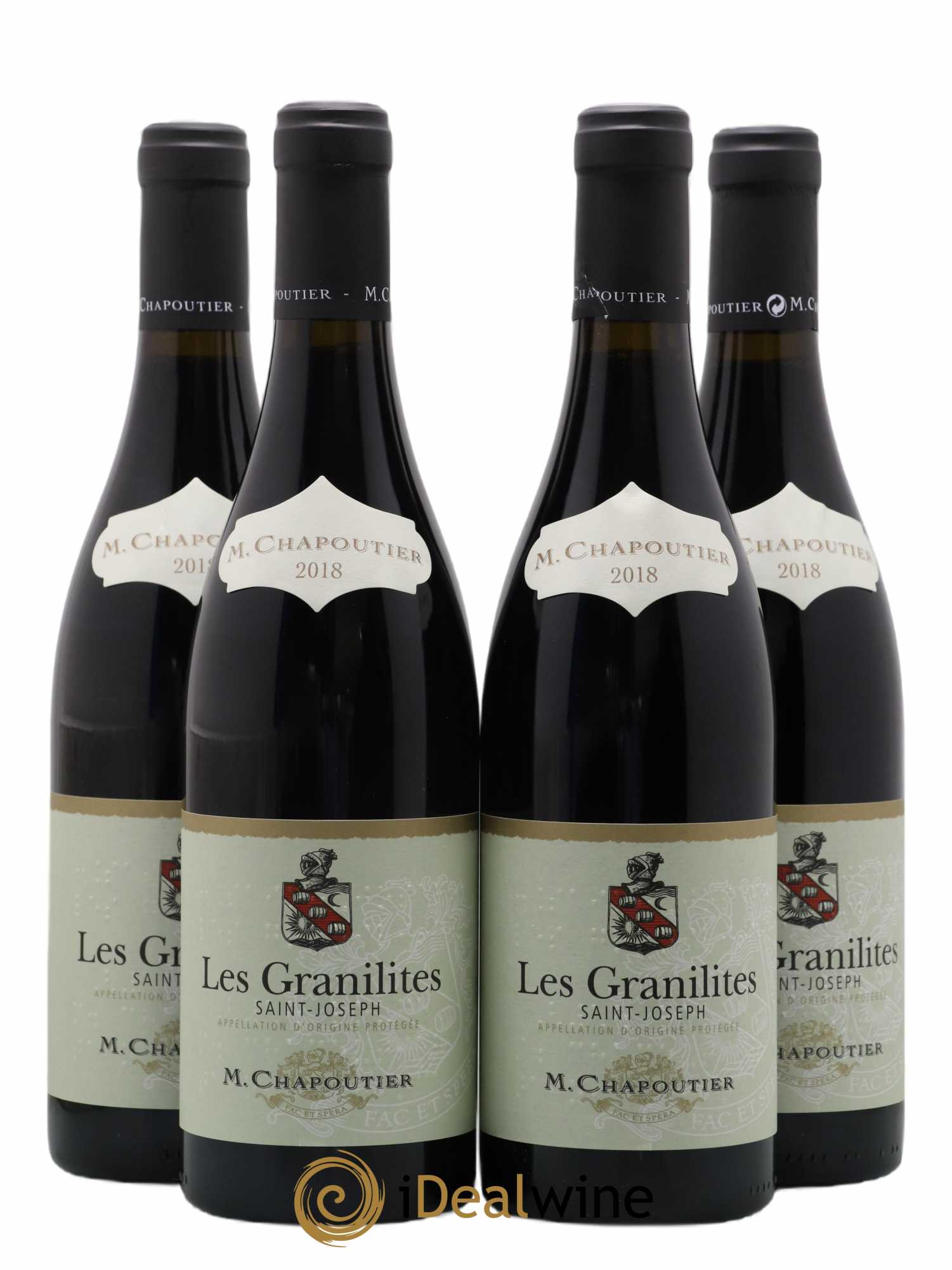 Saint-Joseph Les Granilites Chapoutier 2018 - Lot de 4 bouteilles - 0
