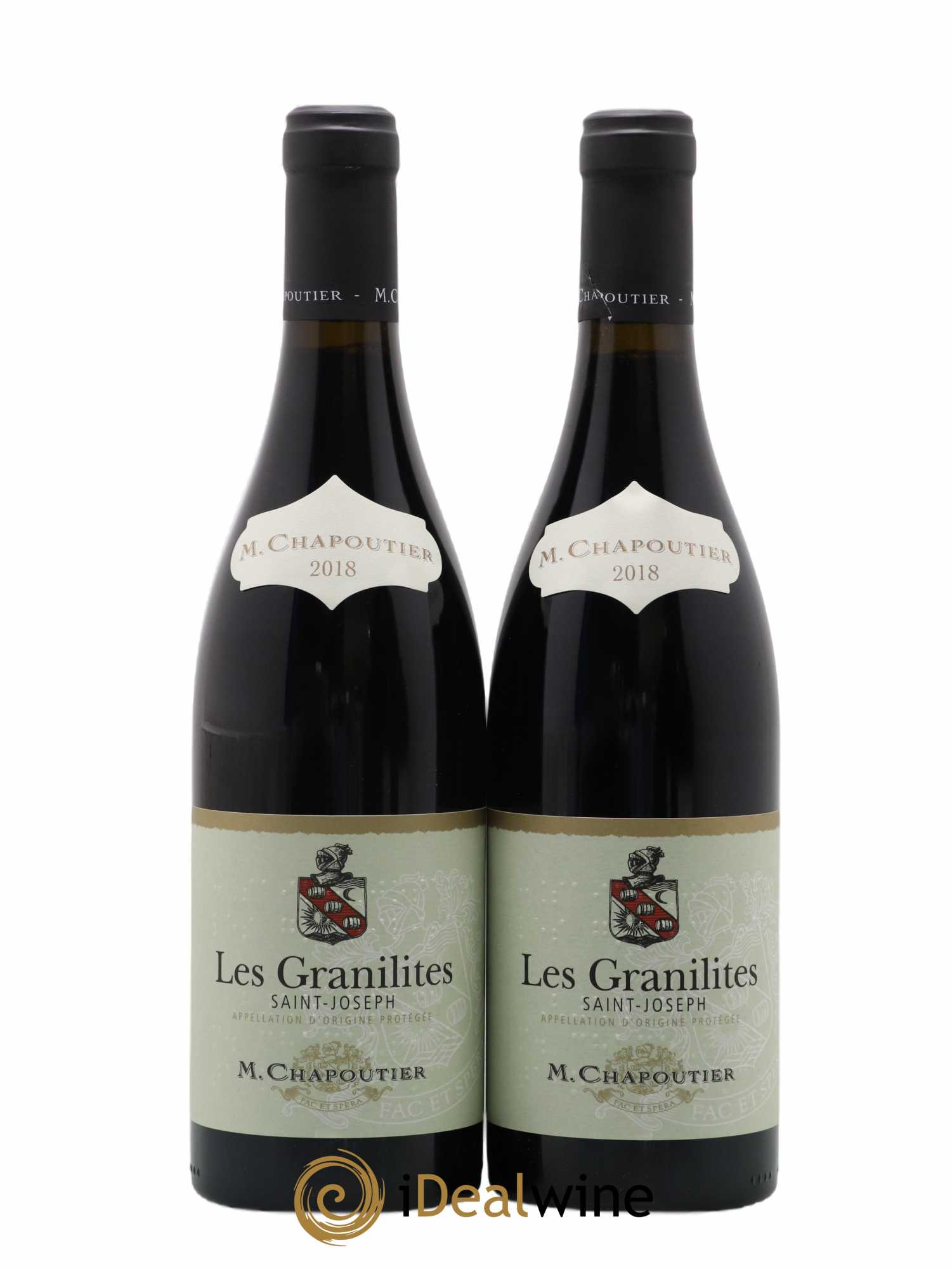 Saint-Joseph Les Granilites Chapoutier 2018 - Lot de 2 bouteilles - 0