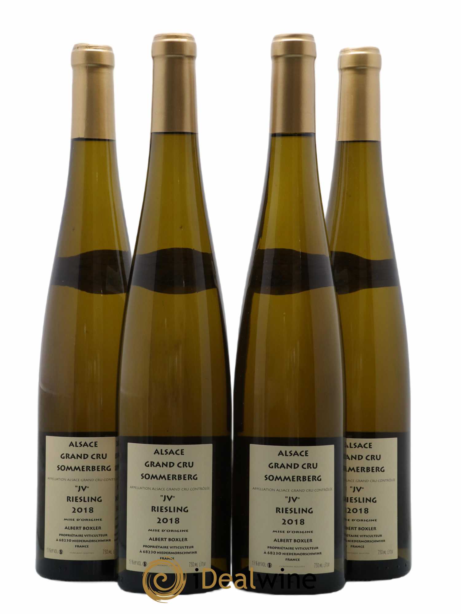 Alsace Grand Cru JV Albert Boxler 2018 - Lot de 4 bouteilles - 1