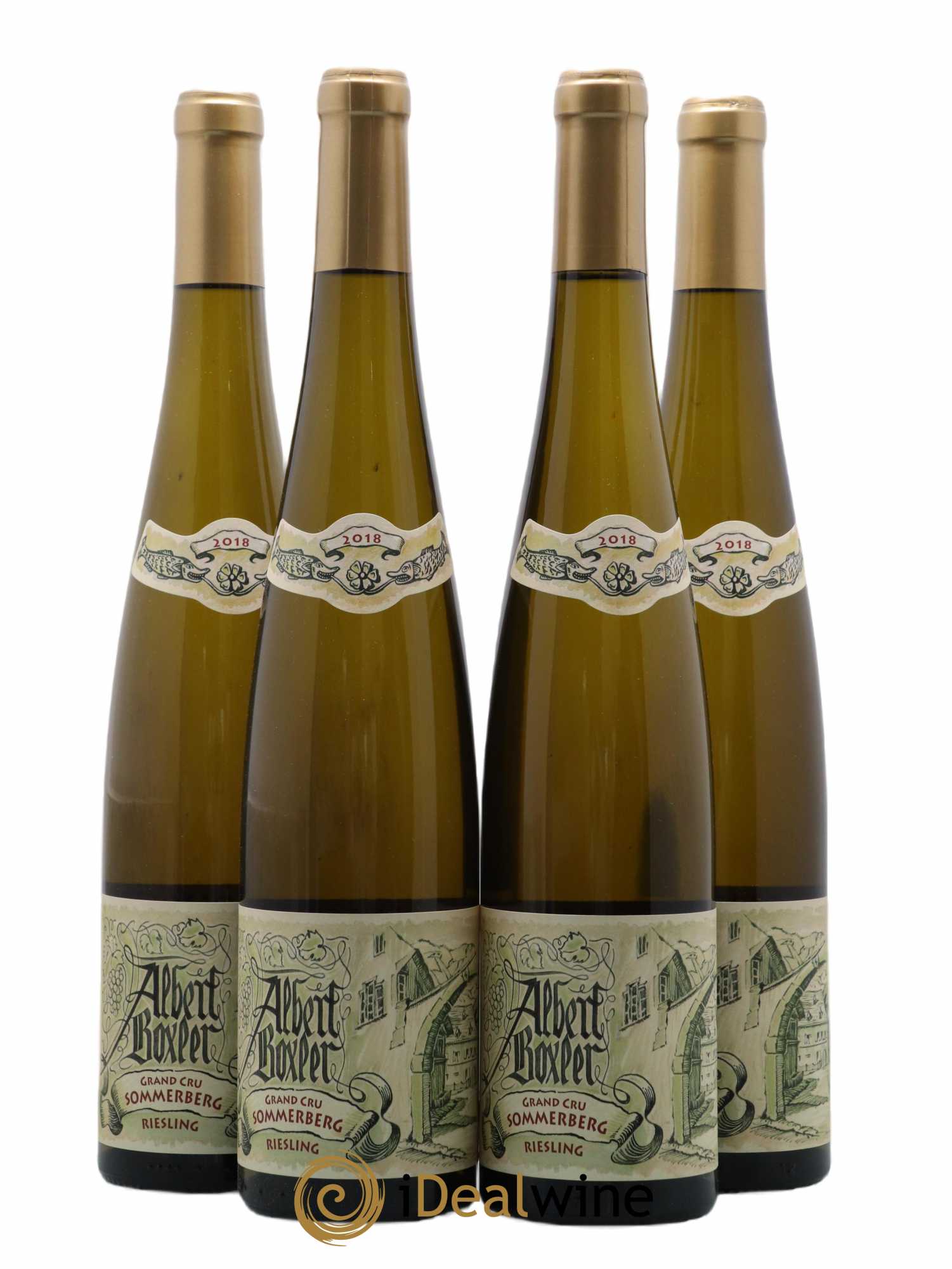 Alsace Grand Cru JV Albert Boxler 2018 - Lot de 4 bouteilles - 0
