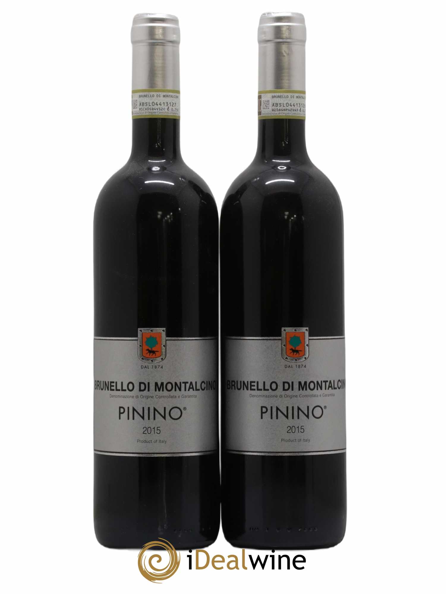Brunello di Montalcino Pinino 2015 - Lot de 2 bouteilles - 0