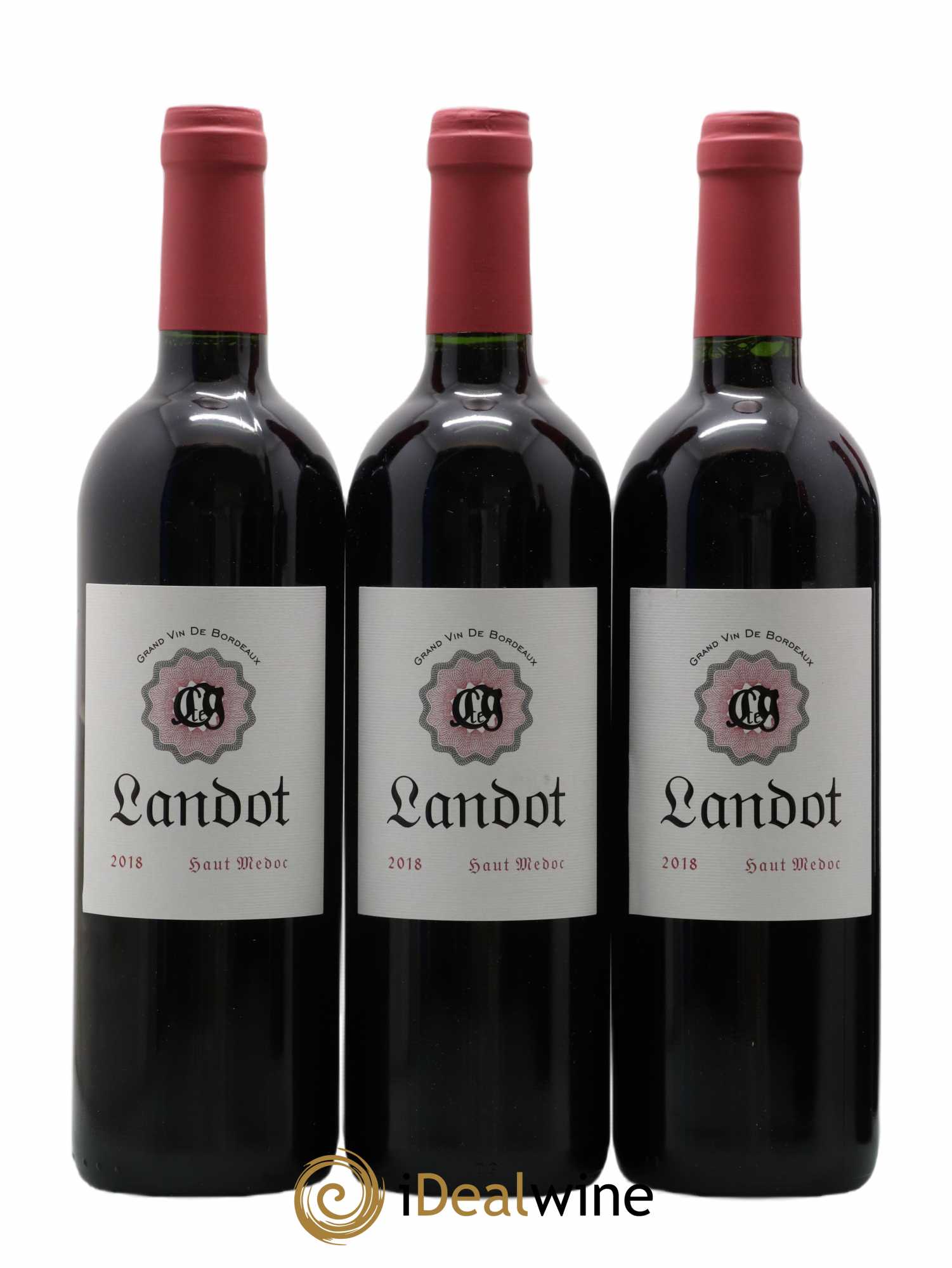 Haut Médoc Château Landot (ohne Mindestpreis) 2018 - Posten von 6 Flaschen - 1