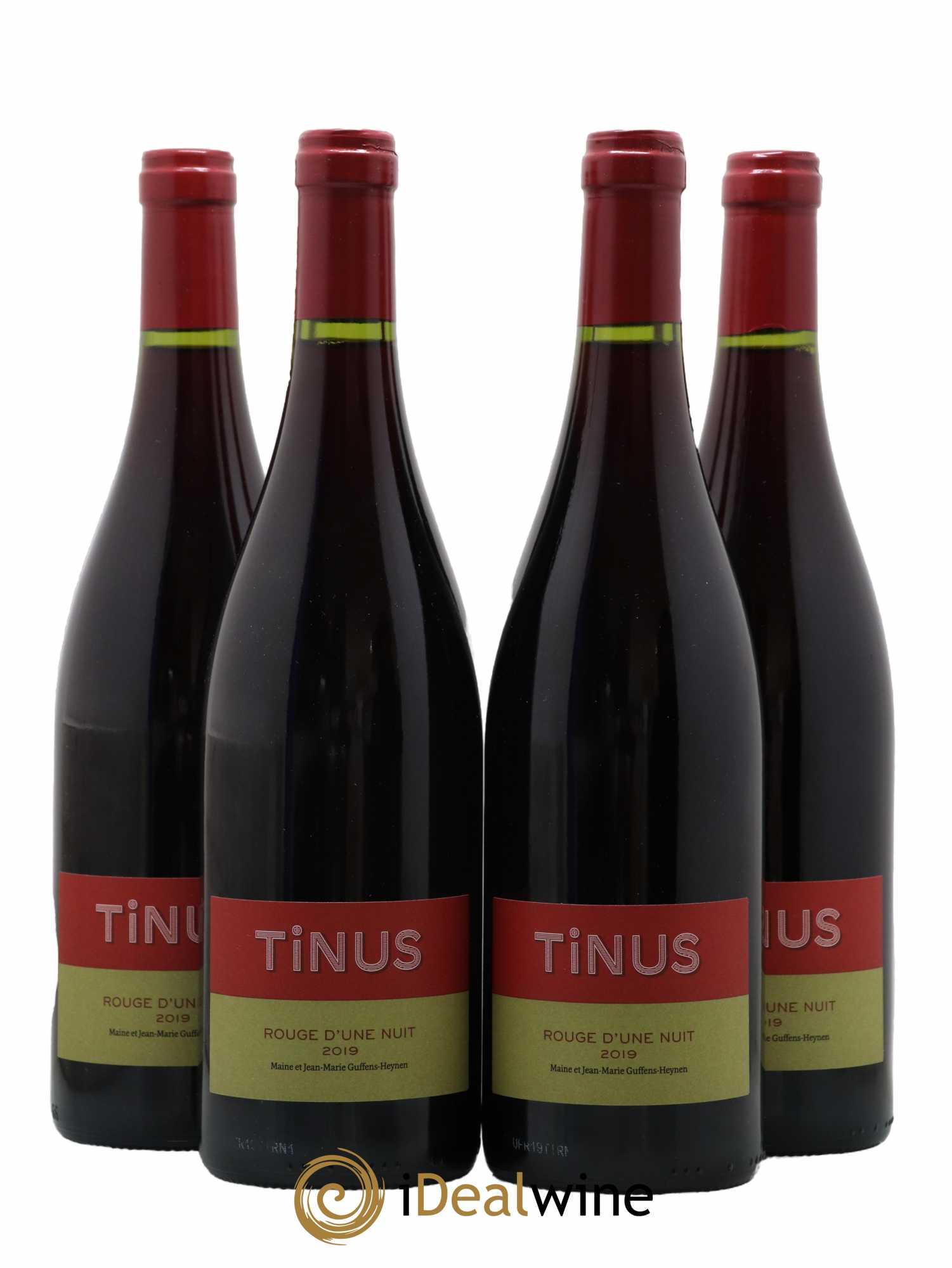 Vin de France Rouge d'une Nuit Tinus Château des Tourettes Guffens (sans prix de réserve) 2019 - Lot de 4 bouteilles - 0