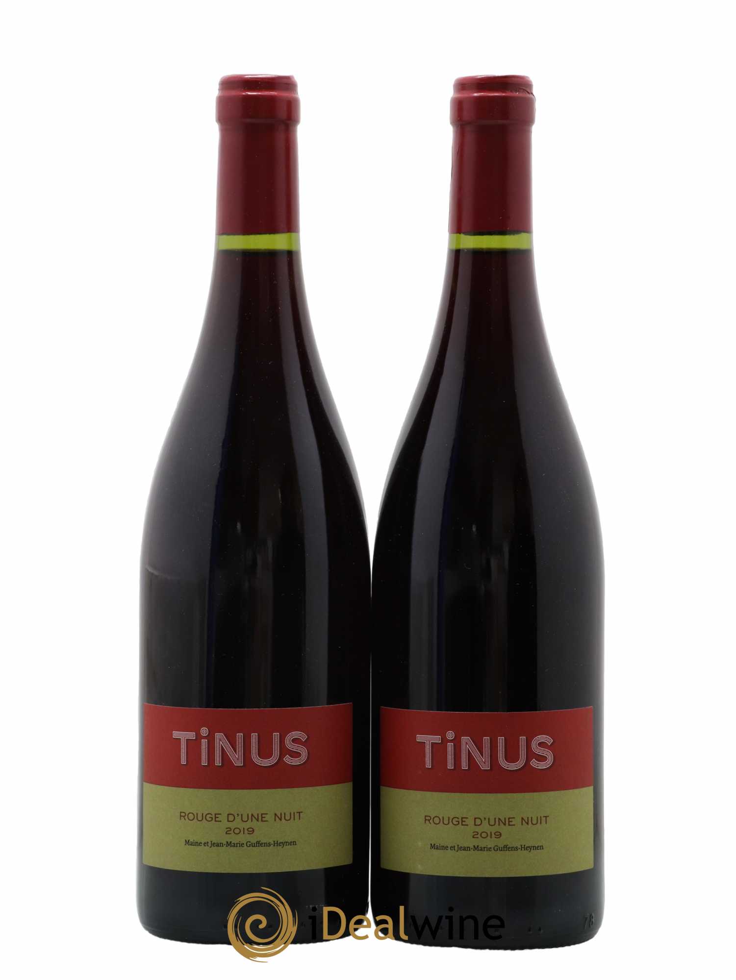 Vin de France Rouge d'une Nuit Tinus Château des Tourettes Guffens (sans prix de réserve) 2019 - Lot de 2 bouteilles - 0
