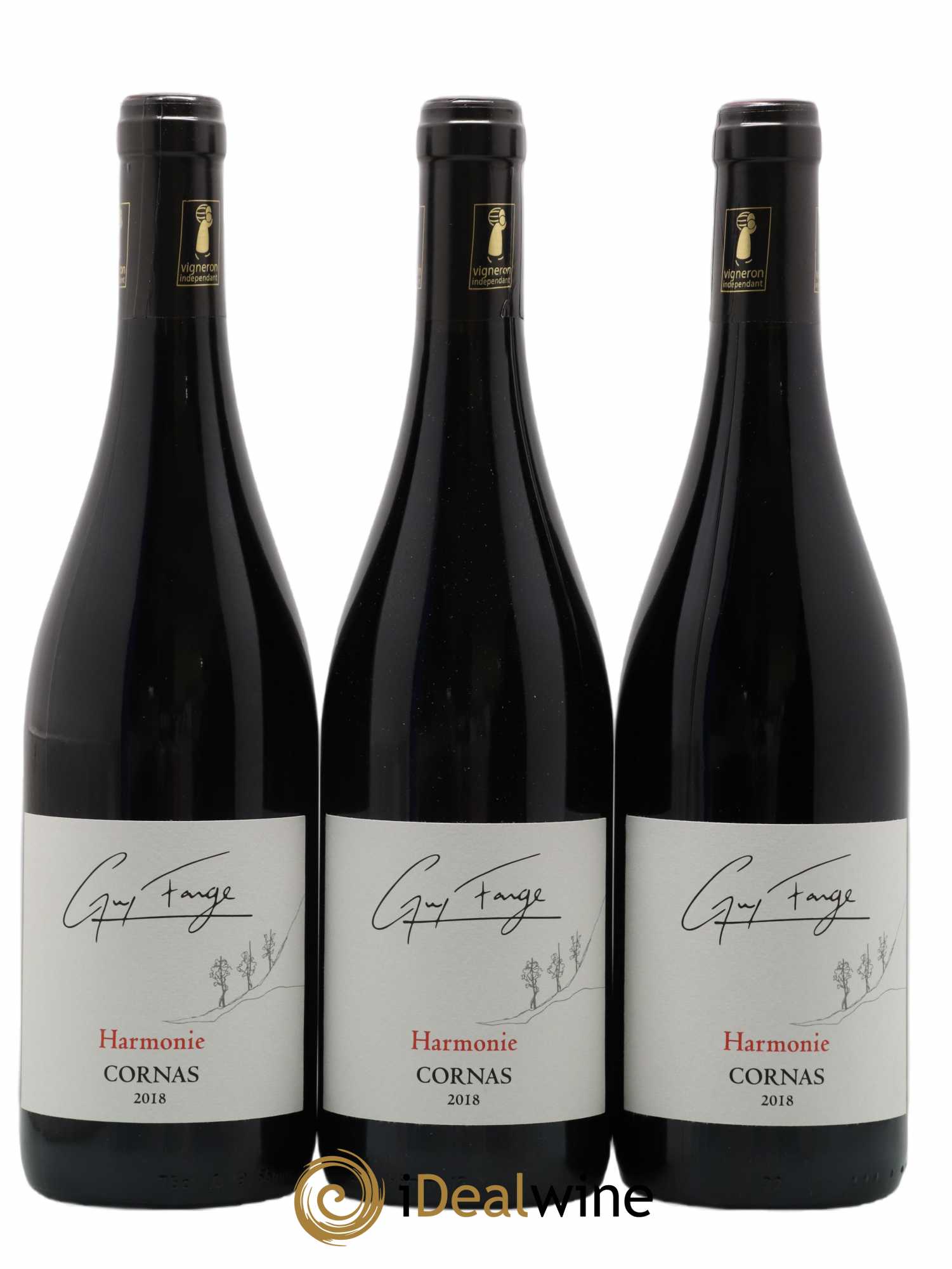Cornas Harmonie Domaine Guy Farge 2018 - Lot de 3 bouteilles - 0