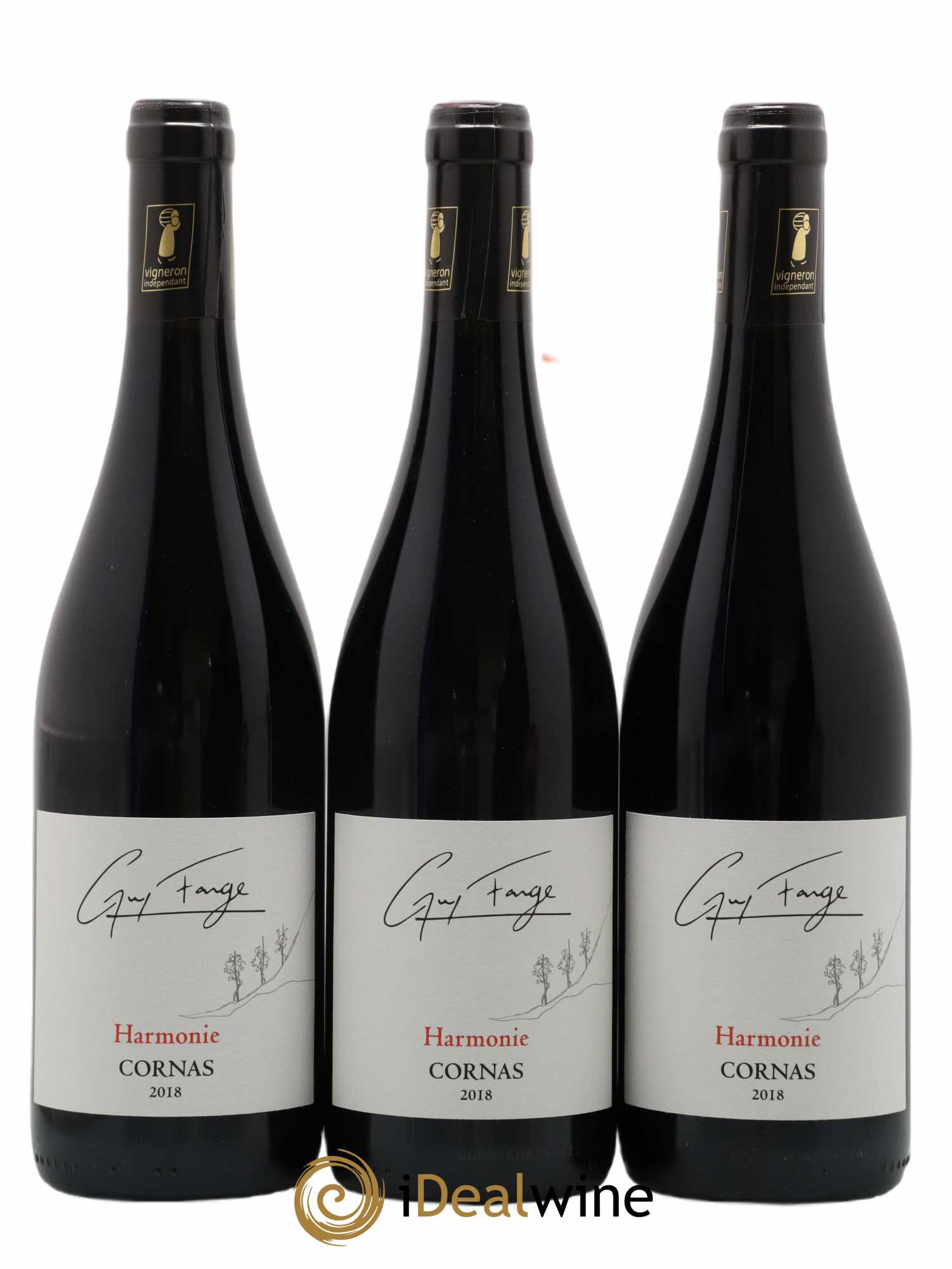 Cornas Harmonie Domaine Guy Farge 2018 - Lot de 3 bouteilles - 0