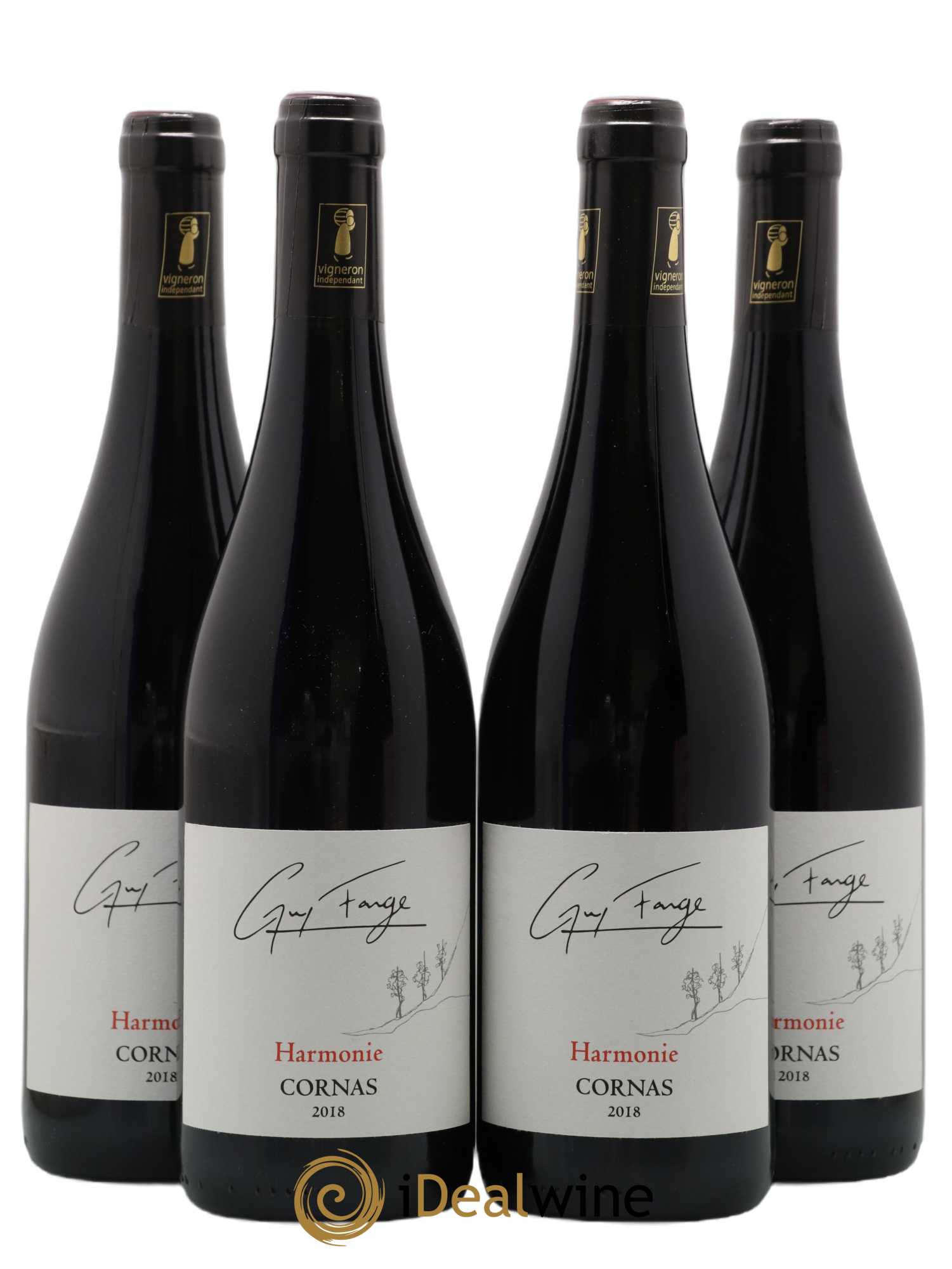 Cornas Harmonie Domaine Guy Farge 2018 - Lot de 4 bouteilles - 0
