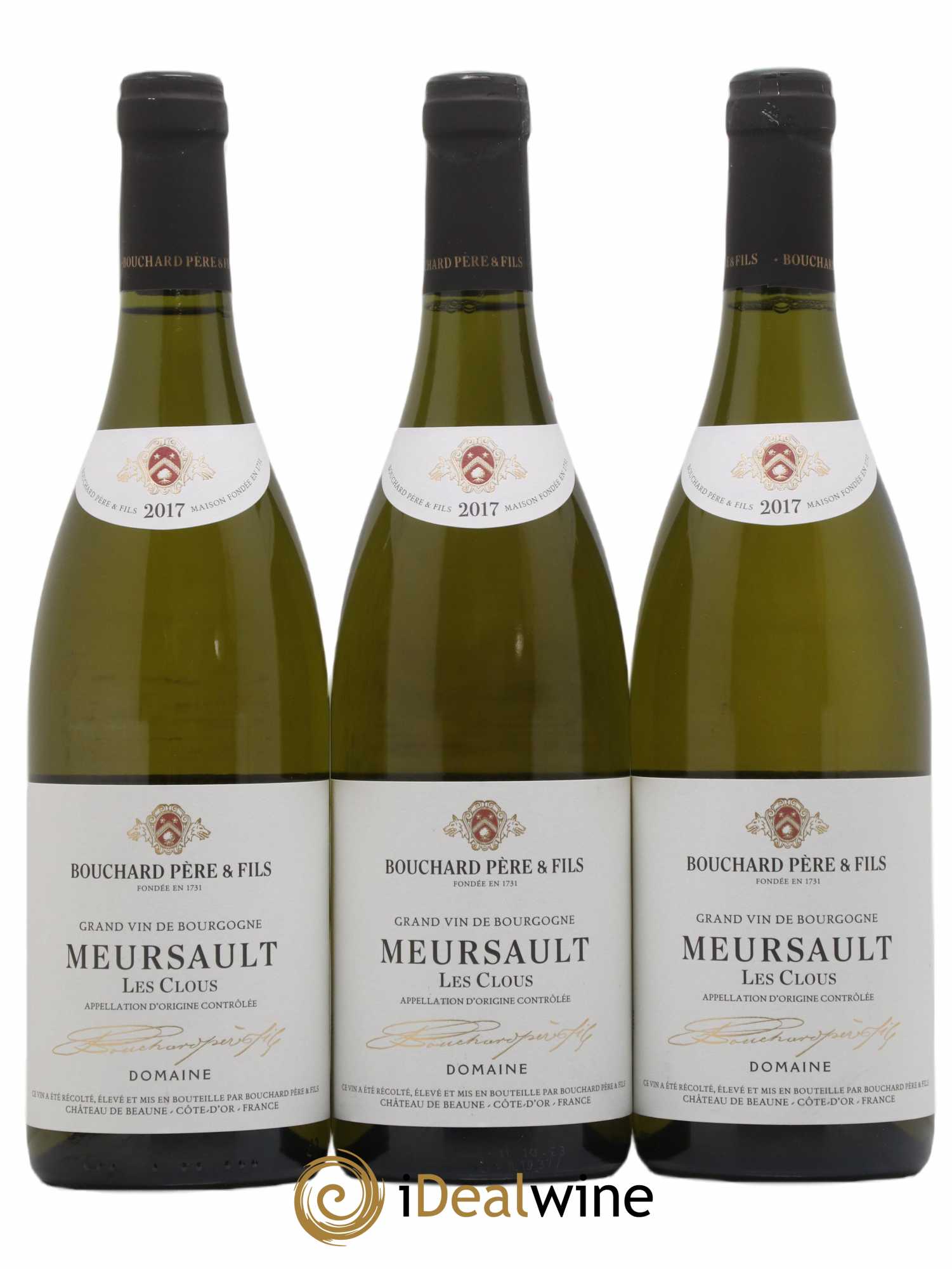Meursault Les Clous Bouchard Père & Fils 2017 - Lot de 3 bouteilles - 0