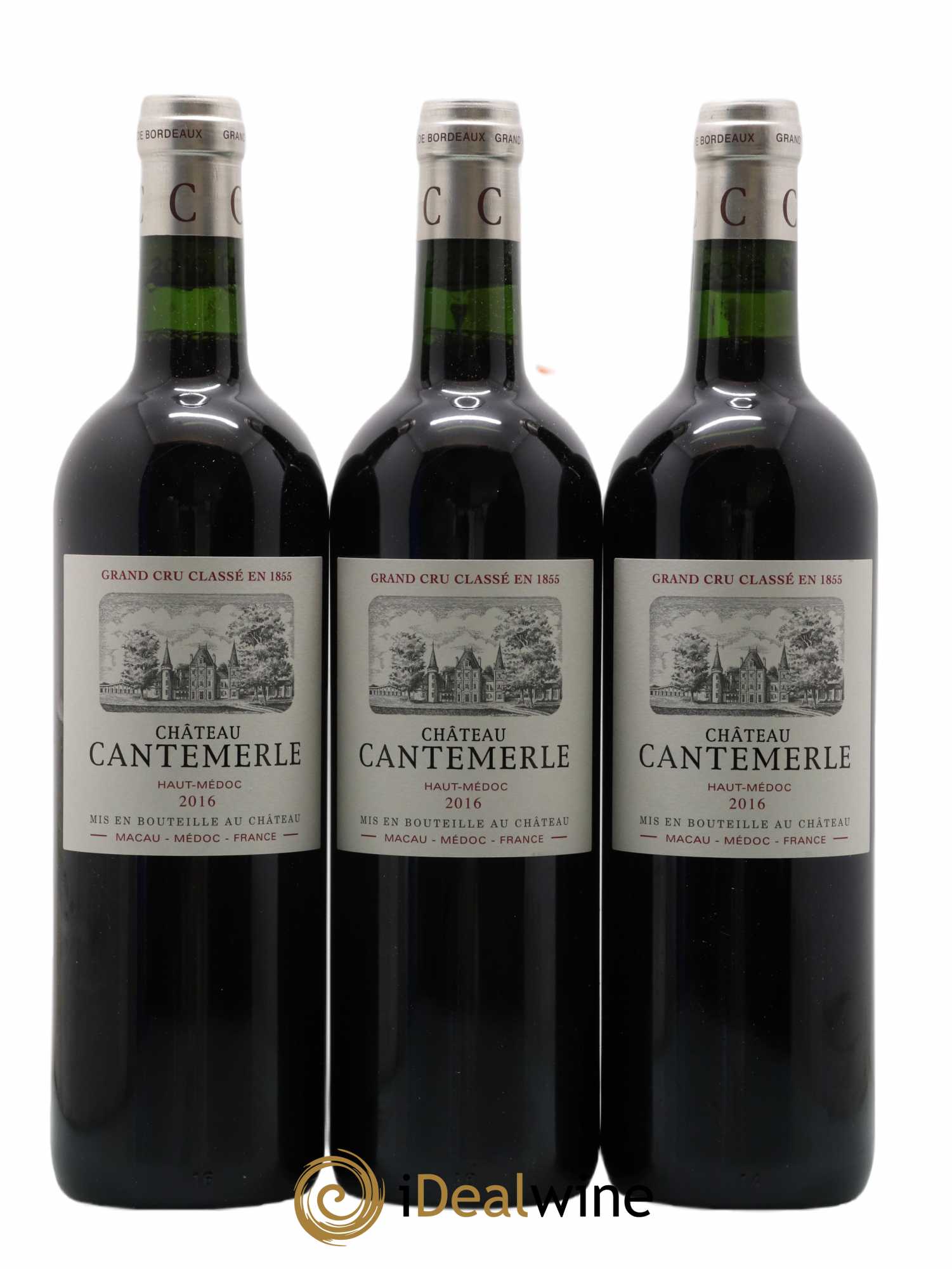 Château Cantemerle 5ème Grand Cru Classé 2016 - Lot de 6 bouteilles - 1