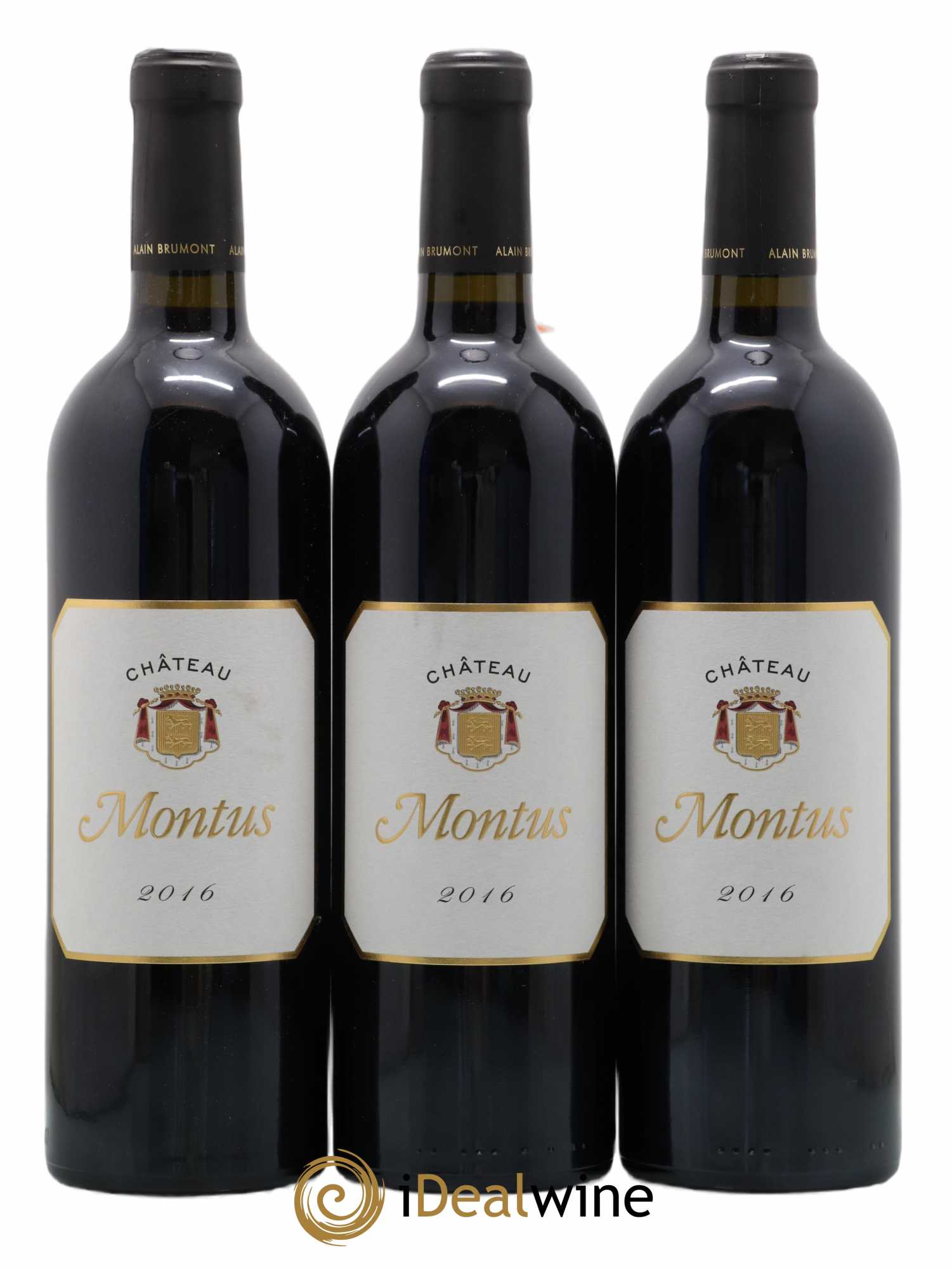 Madiran Château Montus Alain Brumont 2016 - Lot de 3 bouteilles - 0