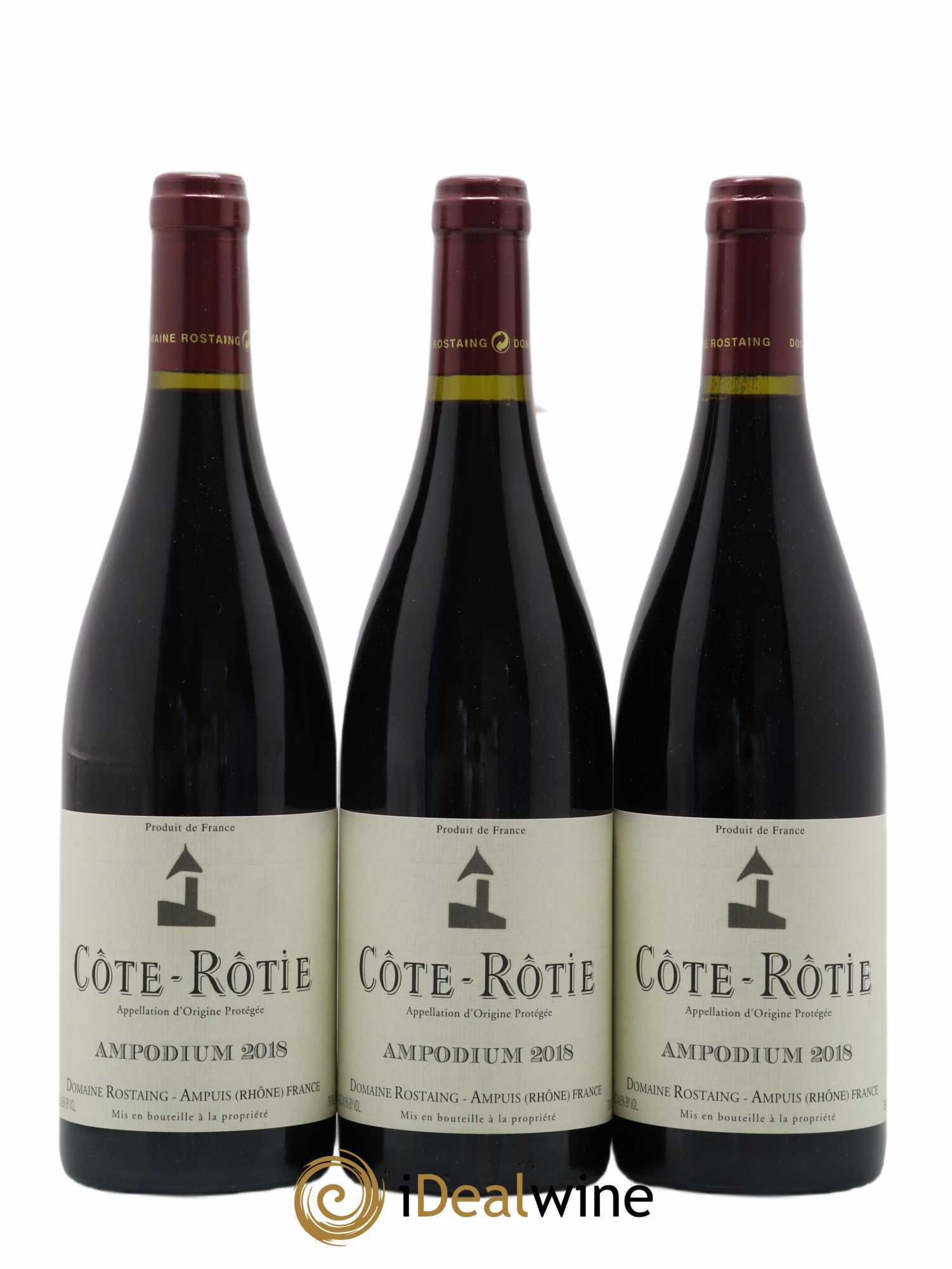 Côte-Rôtie Ampodium René Rostaing 2018 - Posten von 3 Flaschen - 0