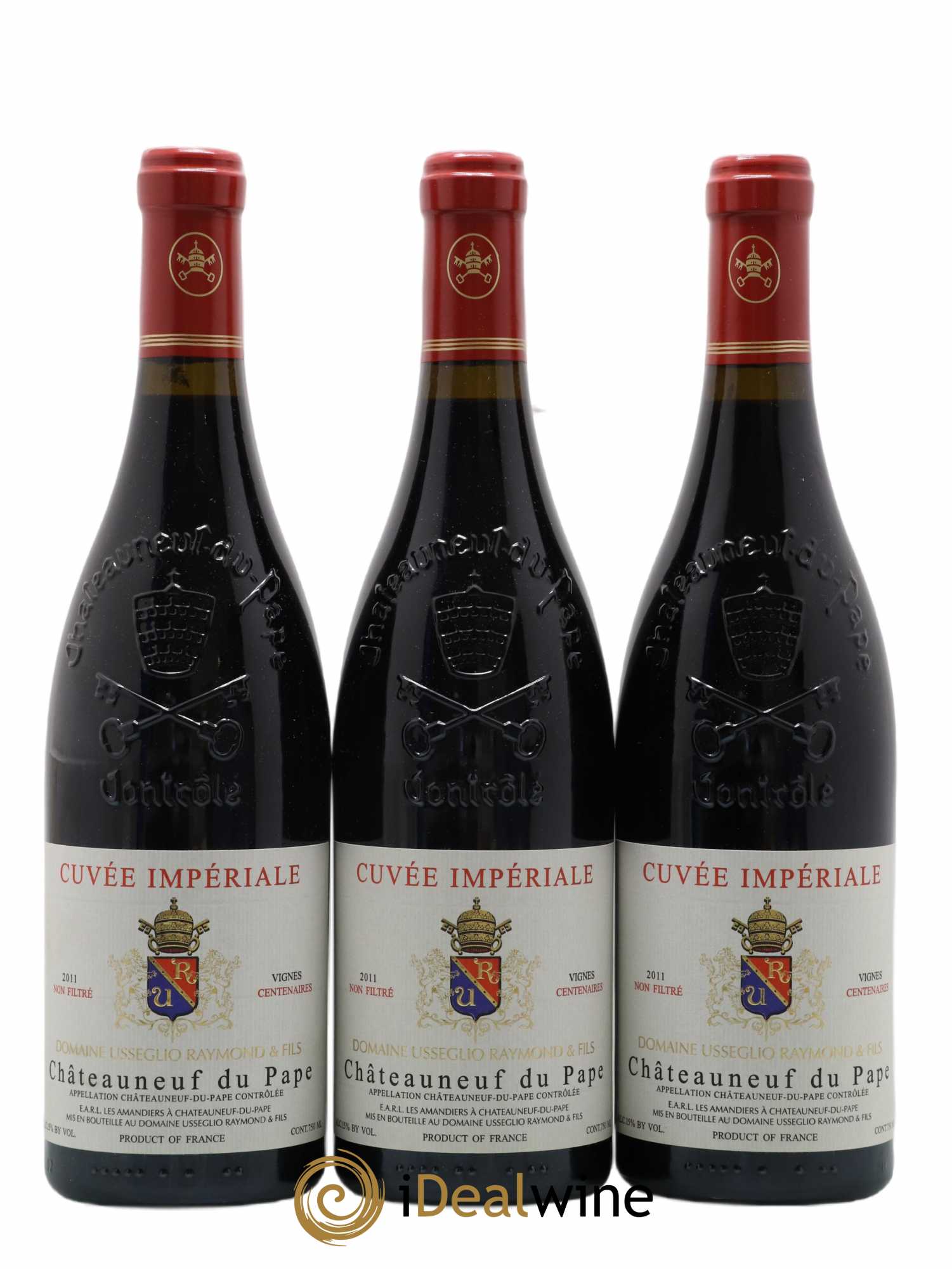 Châteauneuf-du-Pape Raymond Usseglio & Fils (Domaine) Cuvée Impériale 2011 - Lot de 3 bouteilles - 0