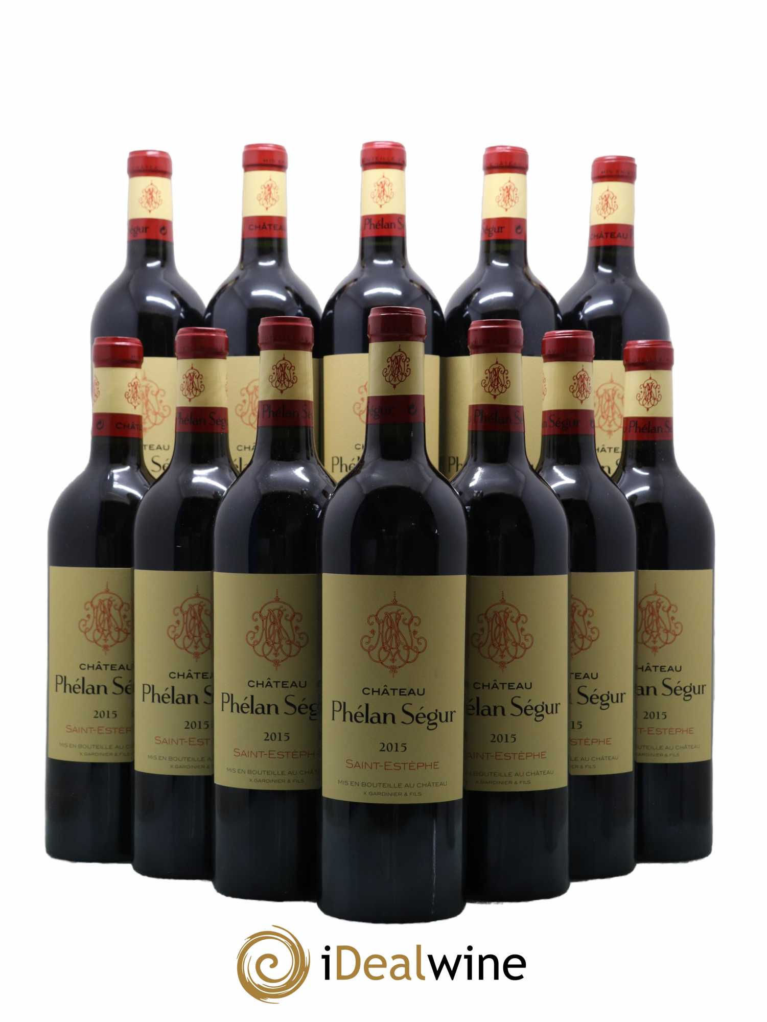 Château Phélan Ségur 2015 - Lot de 12 bouteilles - 0