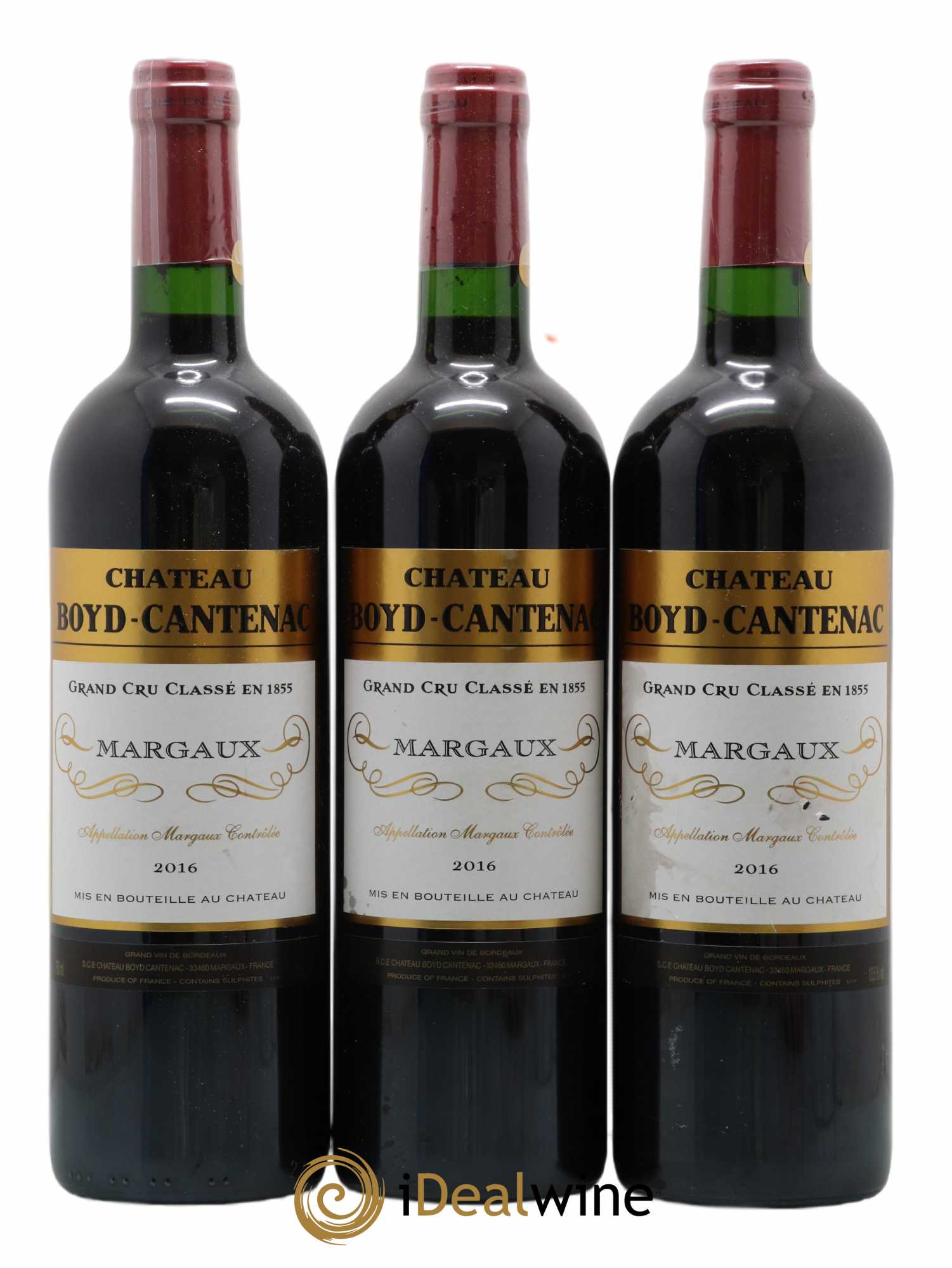 Château Boyd Cantenac 3ème Grand Cru Classé 2016 - Lot de 3 bouteilles - 0