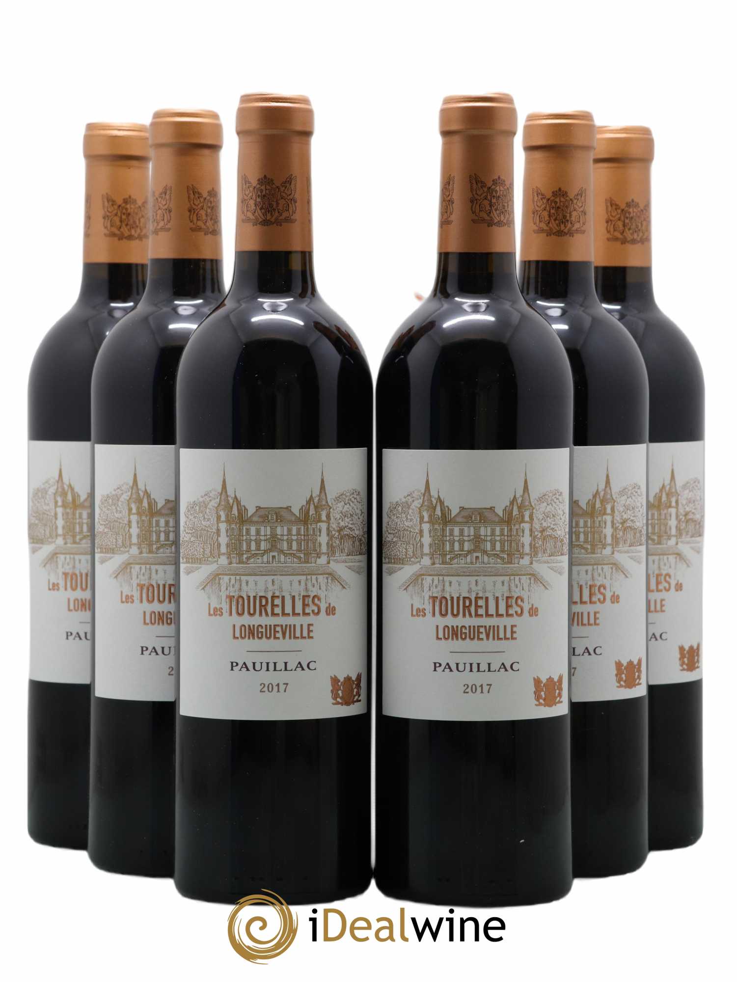 Les Tourelles de Longueville Second Vin 2017 - Lot de 6 bouteilles - 0
