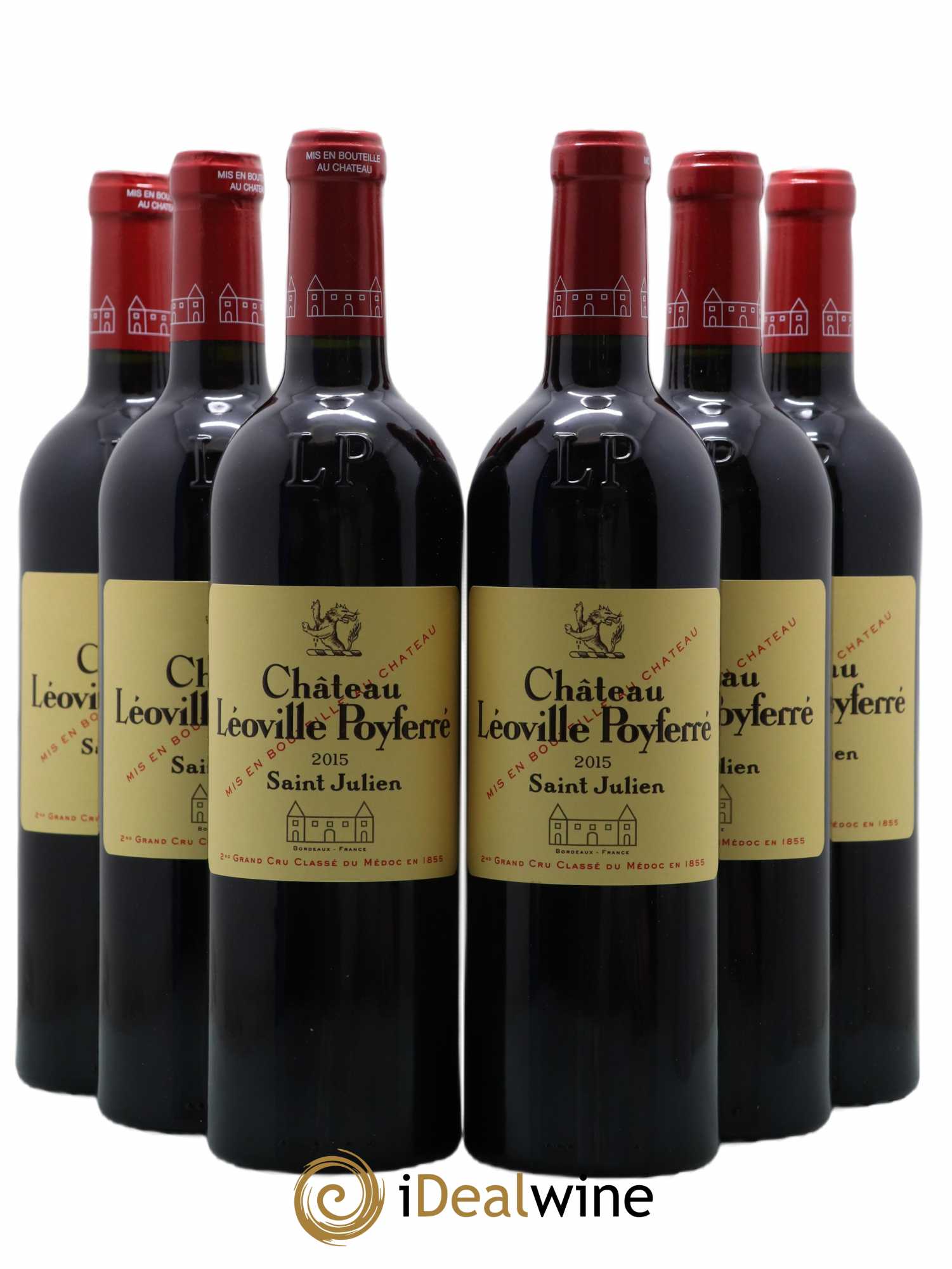 Château Léoville Poyferré 2ème Grand Cru Classé 2015 - Lot of 6 bottles - 0