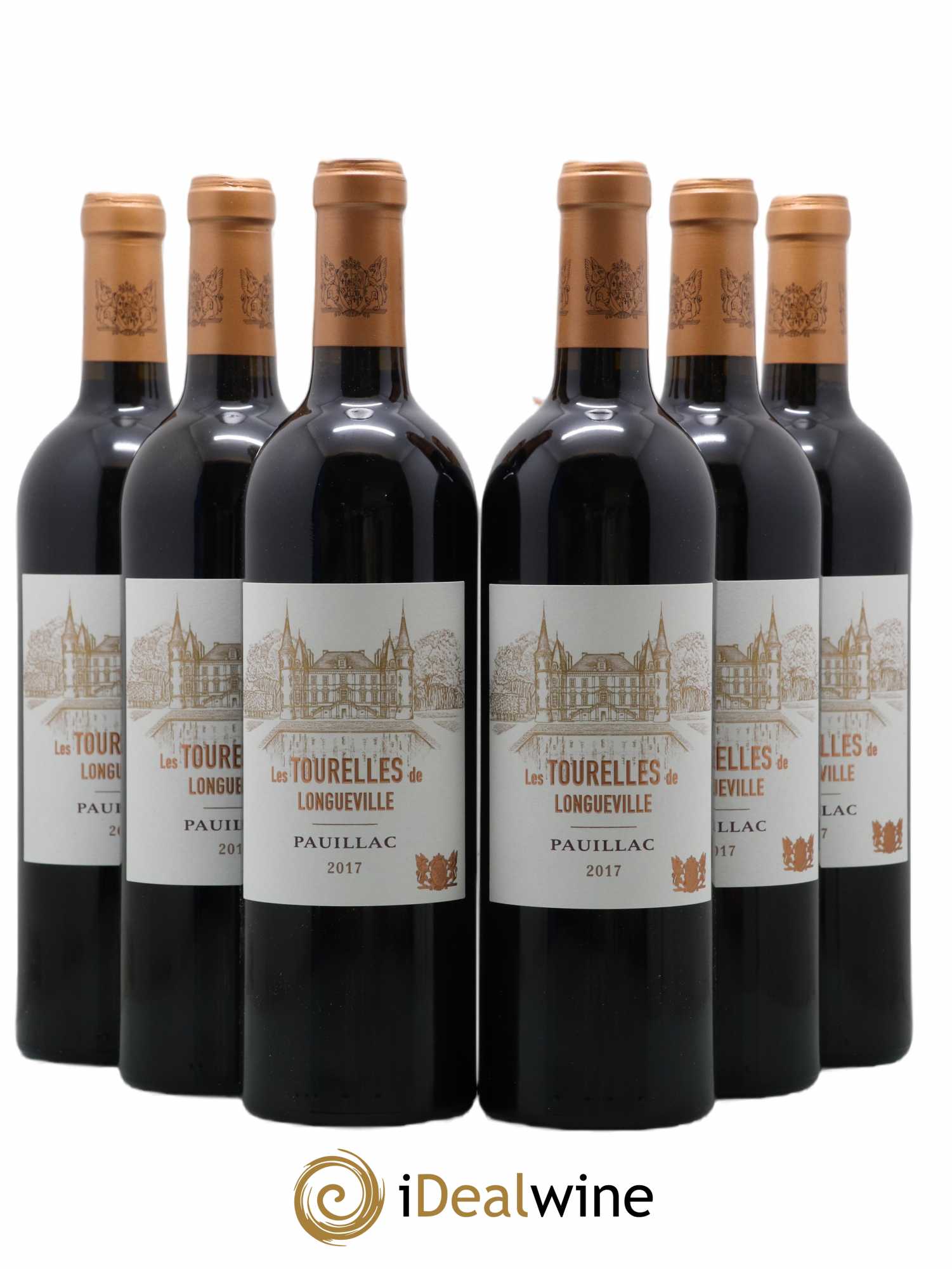 Les Tourelles de Longueville Second Vin 2017 - Lot de 6 bouteilles - 0