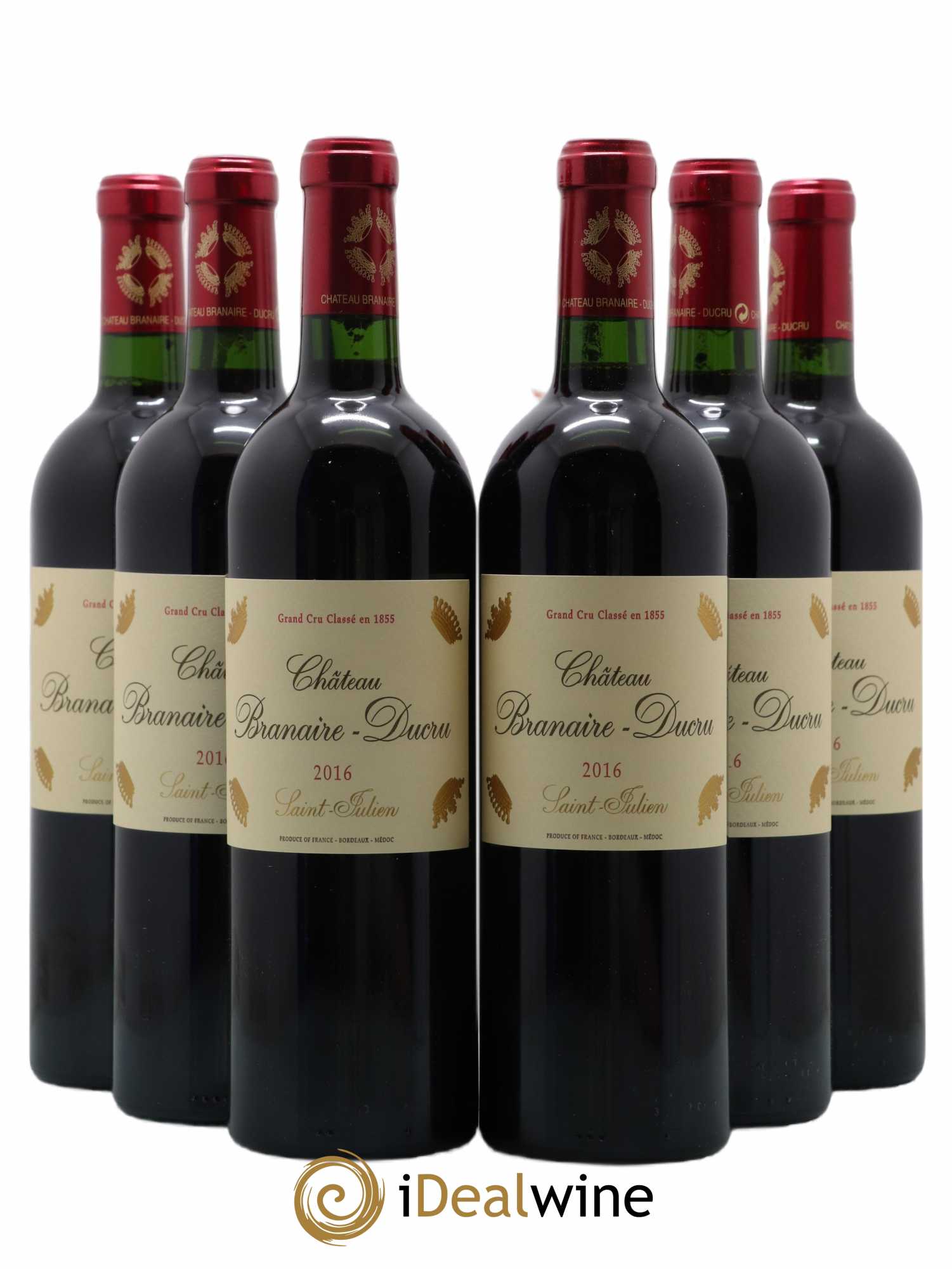 Château Branaire Ducru 4ème Grand Cru Classé 2016 - Lot de 6 bouteilles - 0