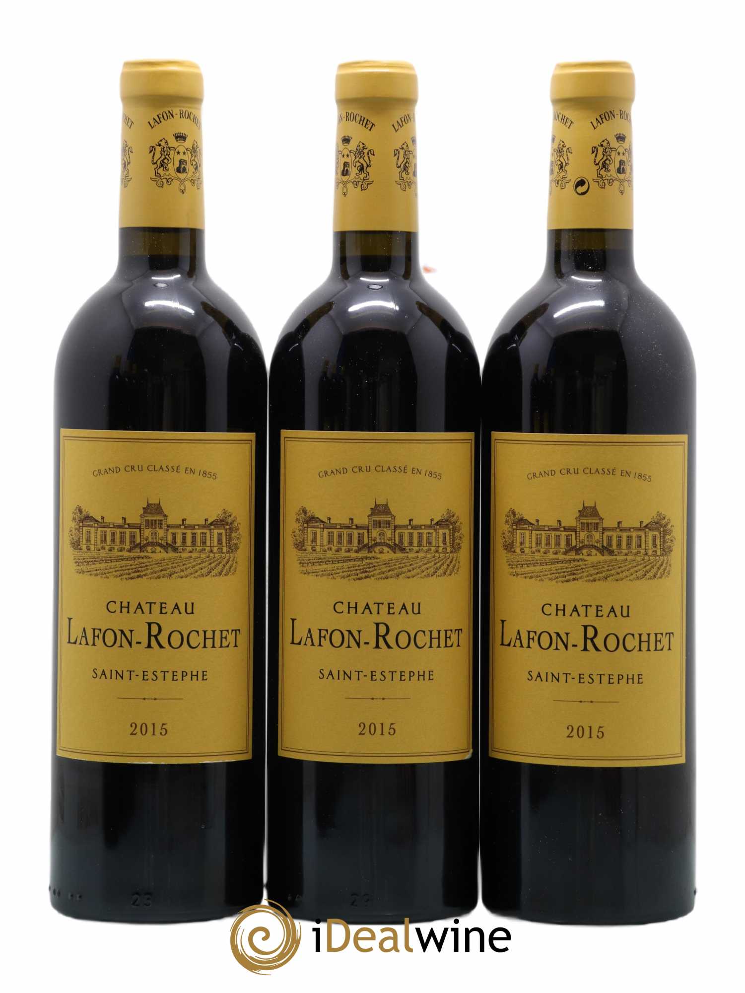 Château Lafon Rochet 4ème Grand Cru Classé 2015 - Lot de 12 bouteilles - 1