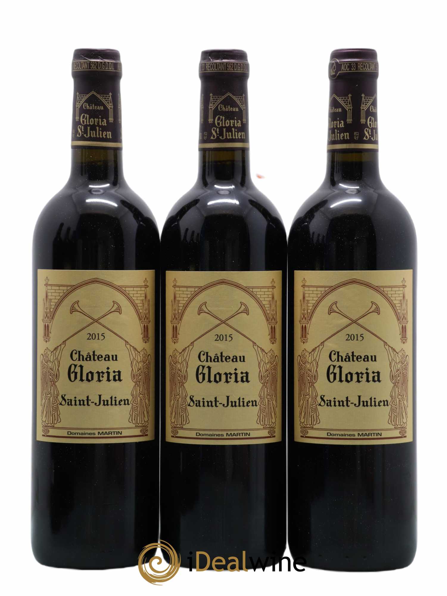 Château Gloria 2015 - Lot of 6 bottles - 1