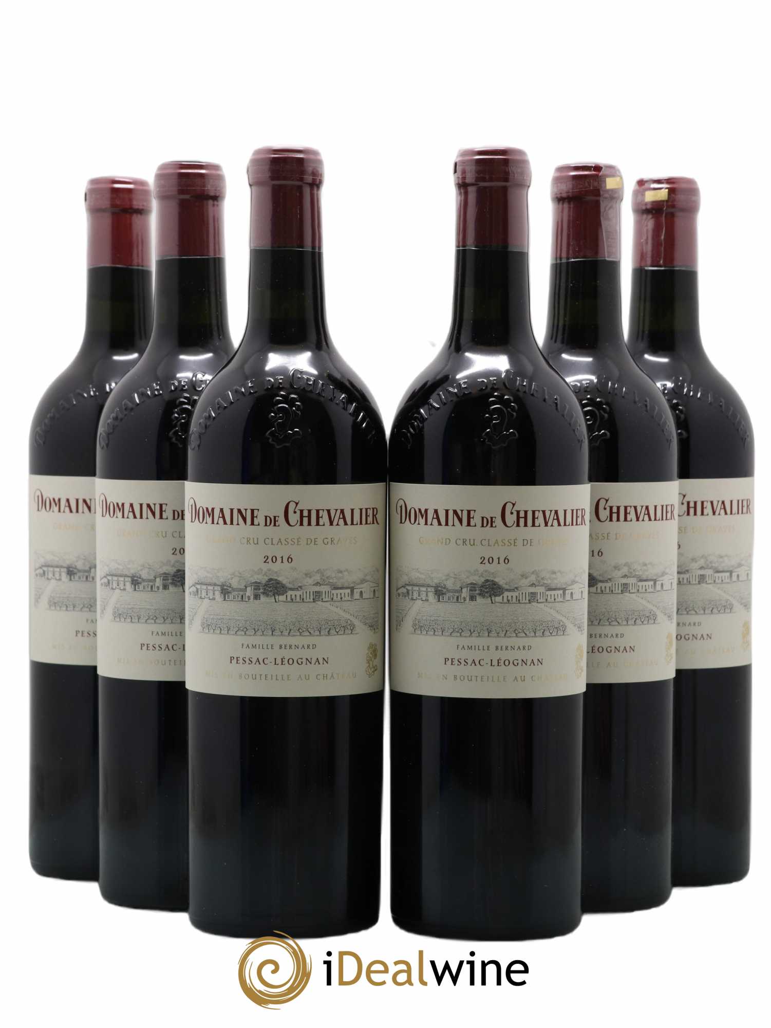 Domaine de Chevalier Cru Classé de Graves 2016 - Lot de 6 bouteilles - 0
