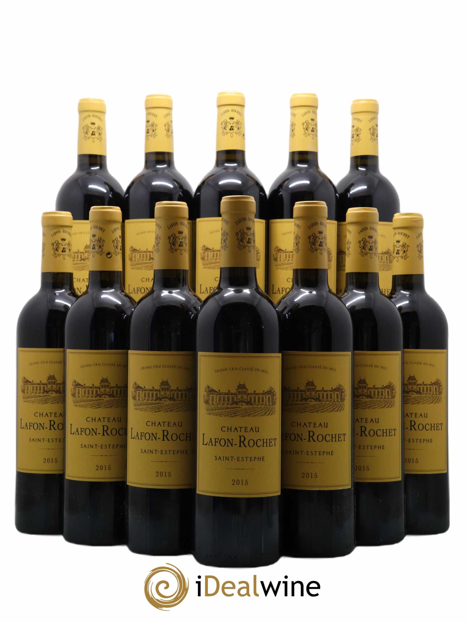 Château Lafon Rochet 4ème Grand Cru Classé 2015 - Lot de 12 bouteilles - 0