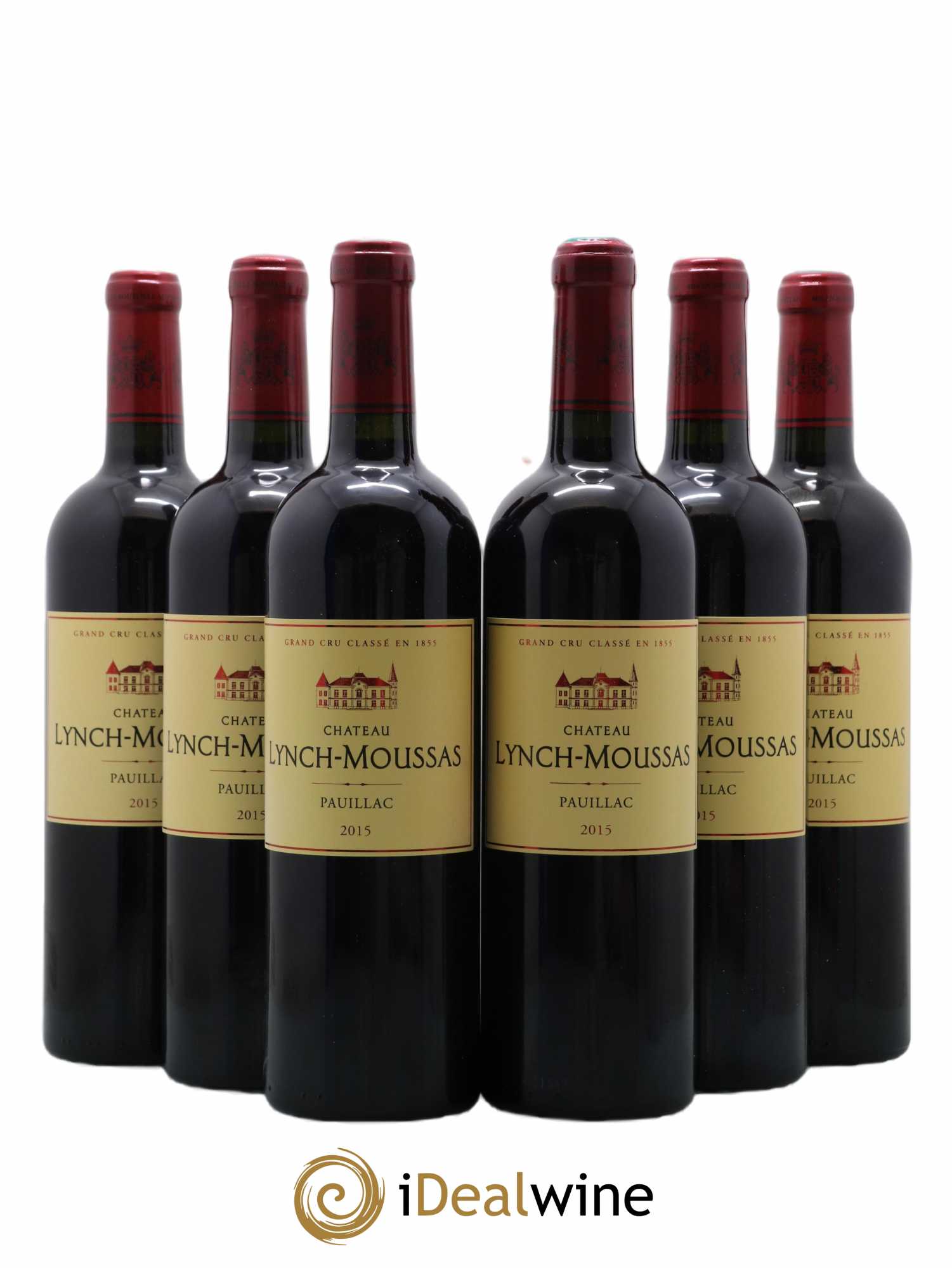 Château Lynch Moussas 5ème Grand Cru Classé (sans prix de réserve) 2015 - Lot de 6 bouteilles - 0