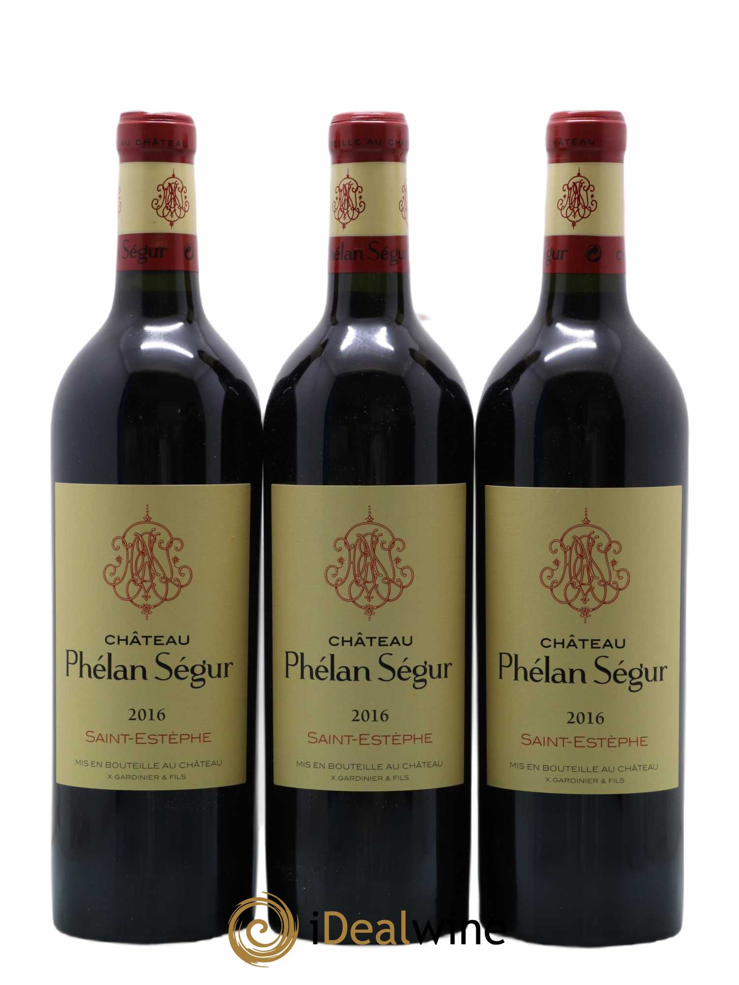 Château Phélan Ségur (sans prix de réserve) 2016 - Lot de 6 bouteilles - 1