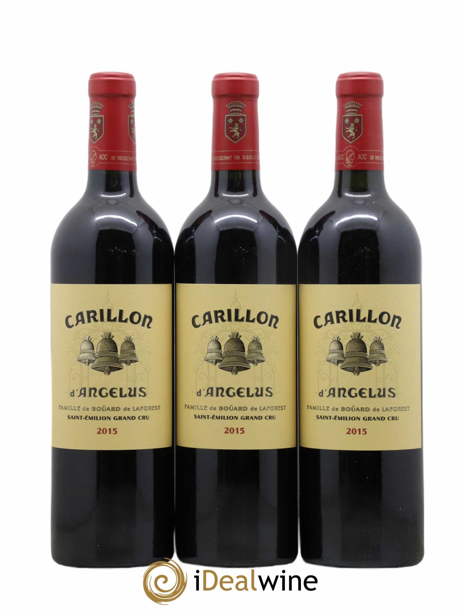 Le Carillon de l'Angélus Second Vin (sans prix de réserve) 2015 - Lot de 6 bouteilles - 1
