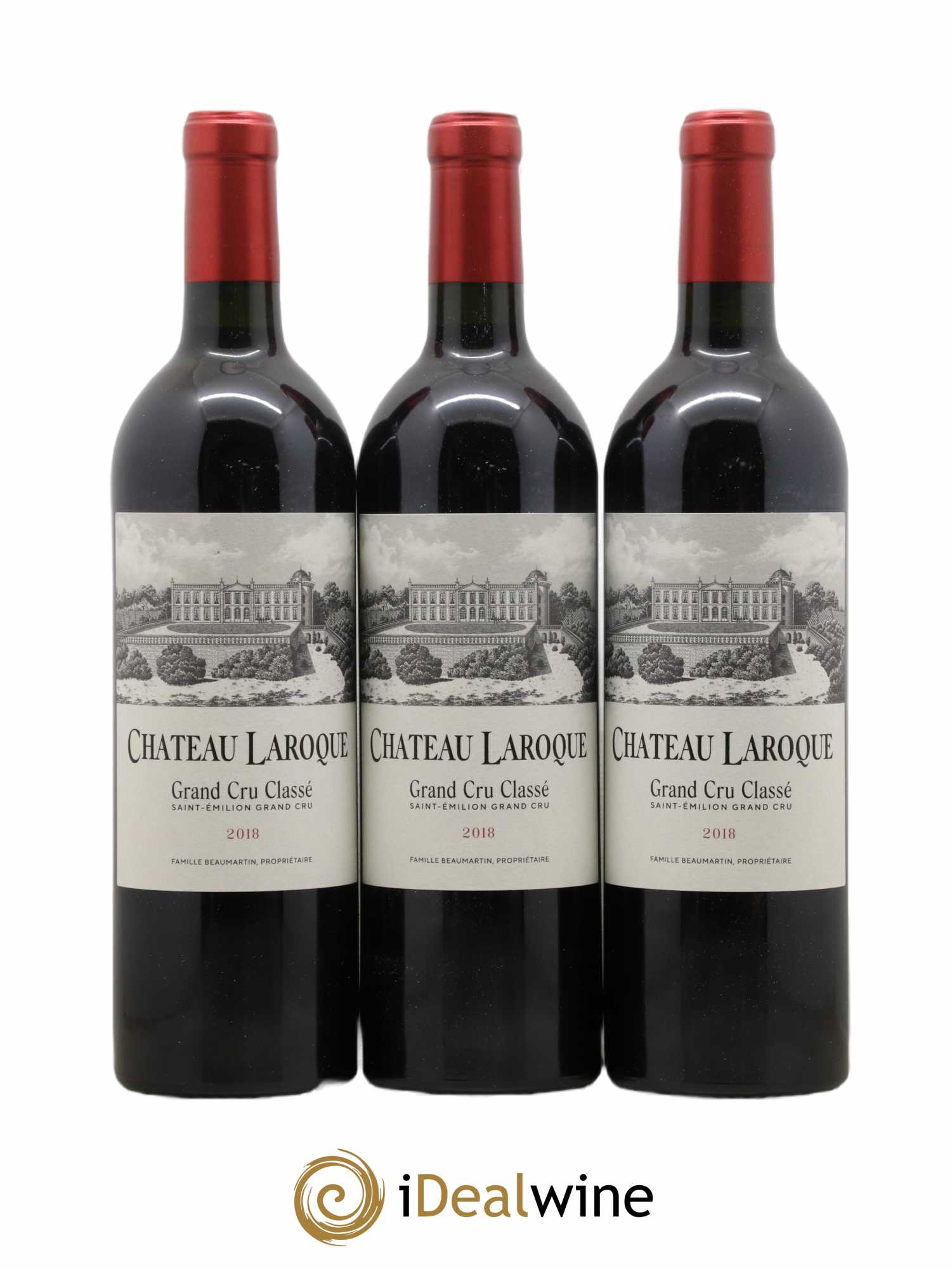 Château Laroque Grand Cru Classé 2018 - Lot de 6 bouteilles - 1