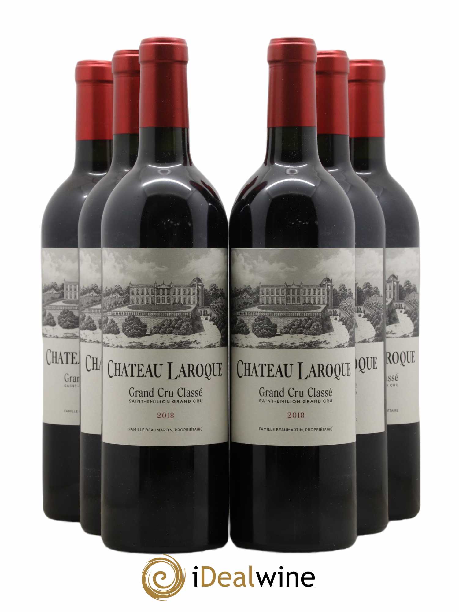 Château Laroque Grand Cru Classé 2018 - Lot de 6 bouteilles - 0