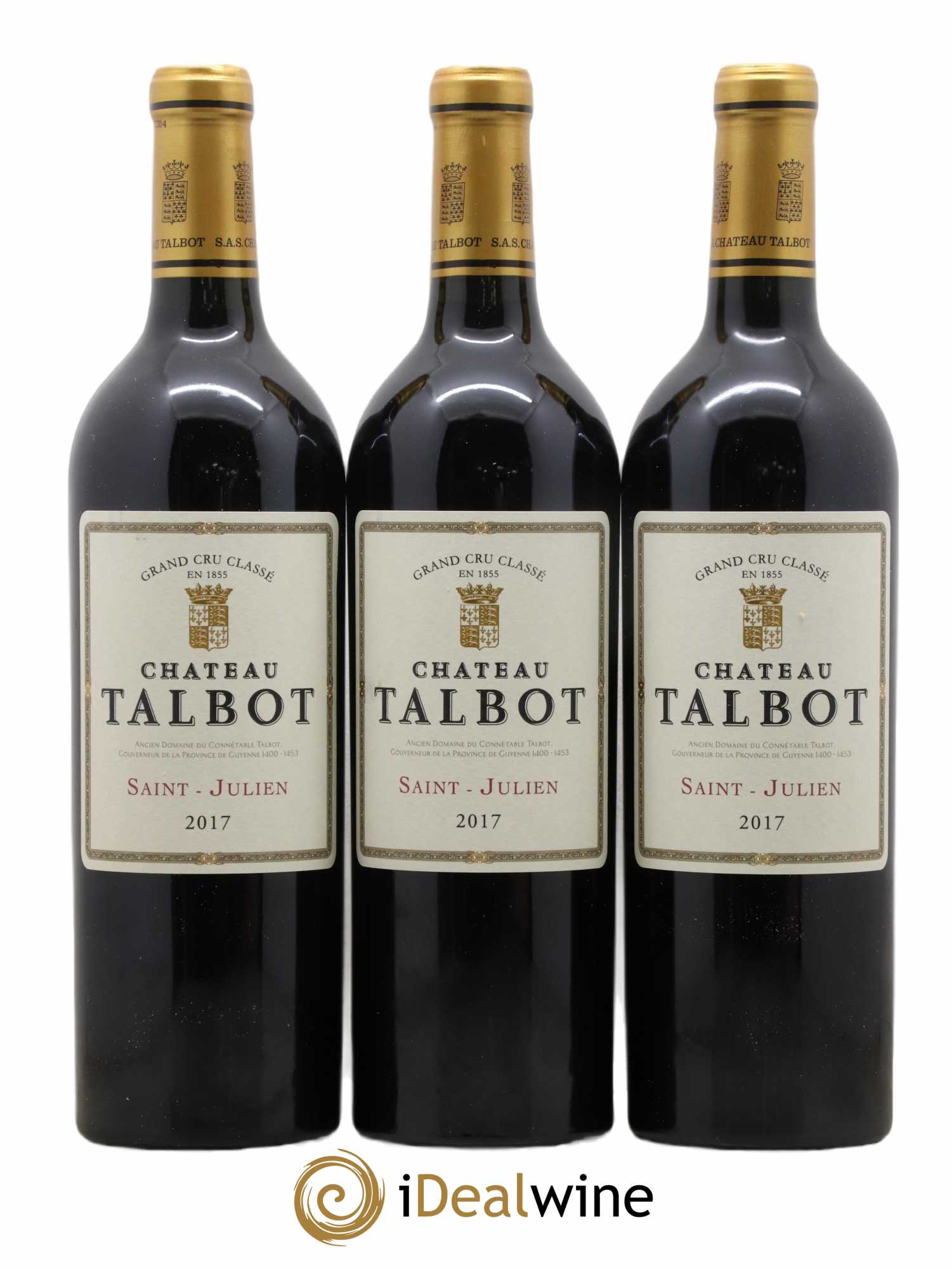 Château Talbot 4ème Grand Cru Classé 2017 - Lot of 6 bottles - 1