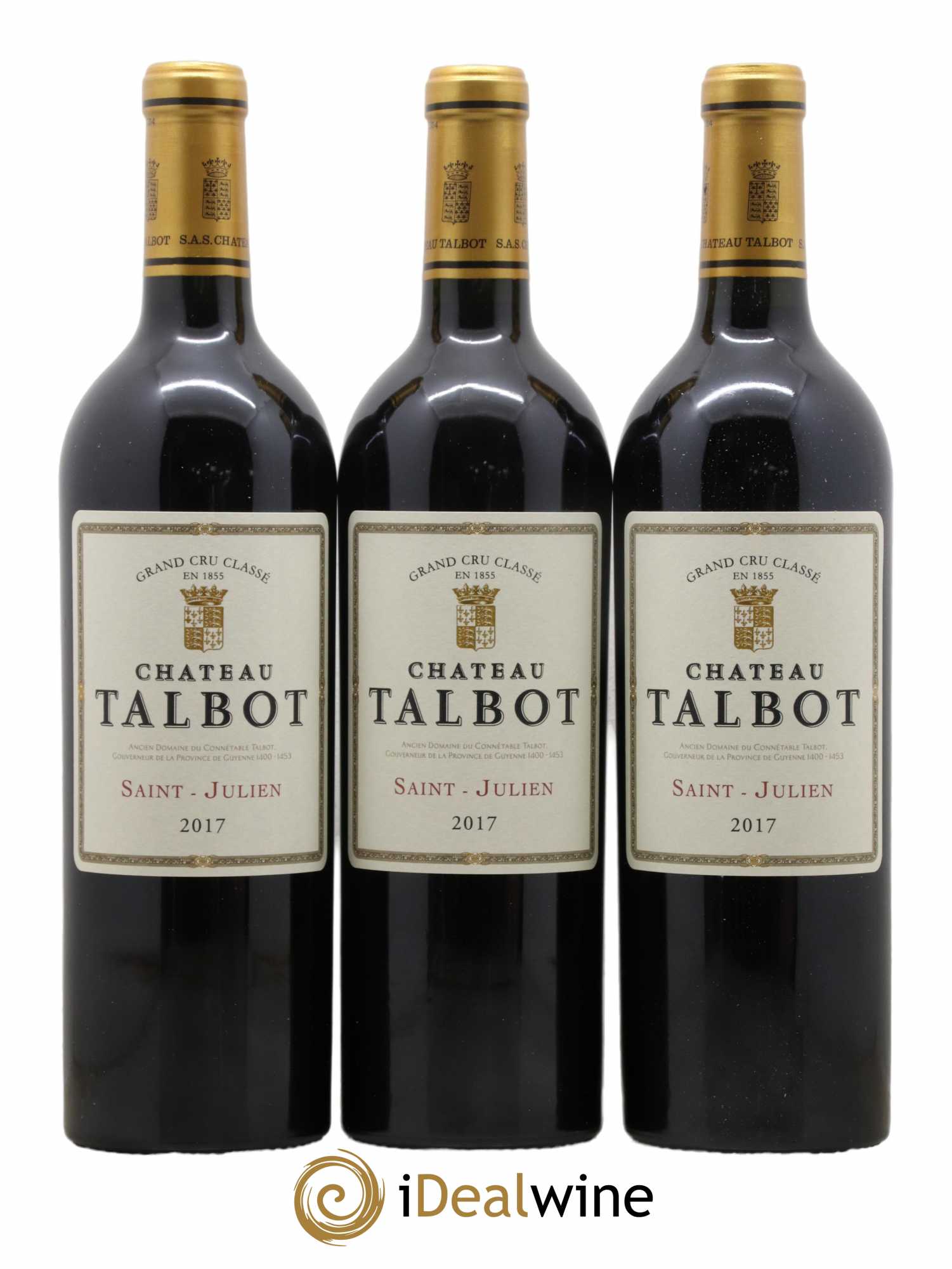 Château Talbot 4ème Grand Cru Classé 2017 - Lot de 6 bouteilles - 2