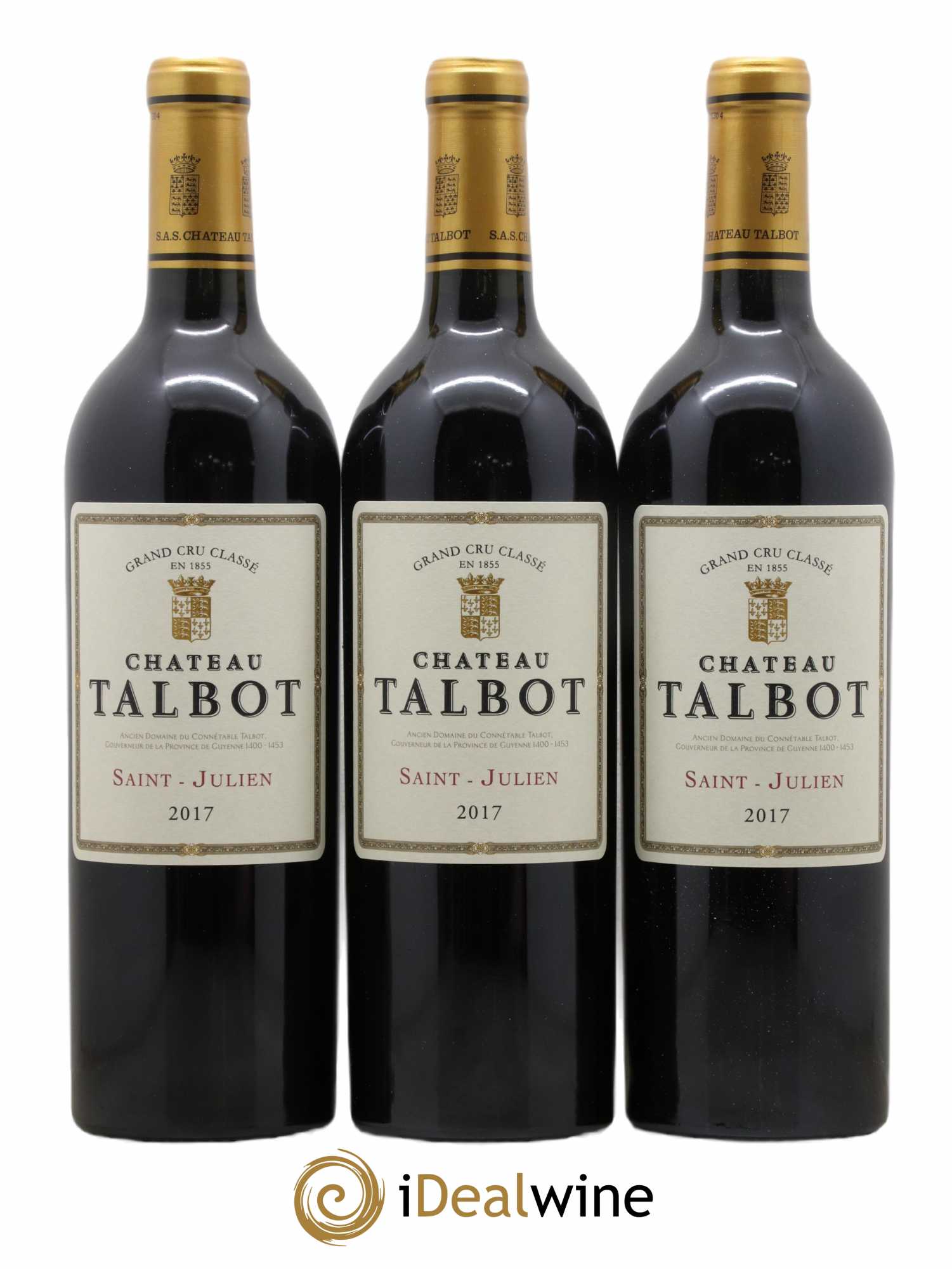 Château Talbot 4ème Grand Cru Classé 2017 - Lot de 6 bouteilles - 2